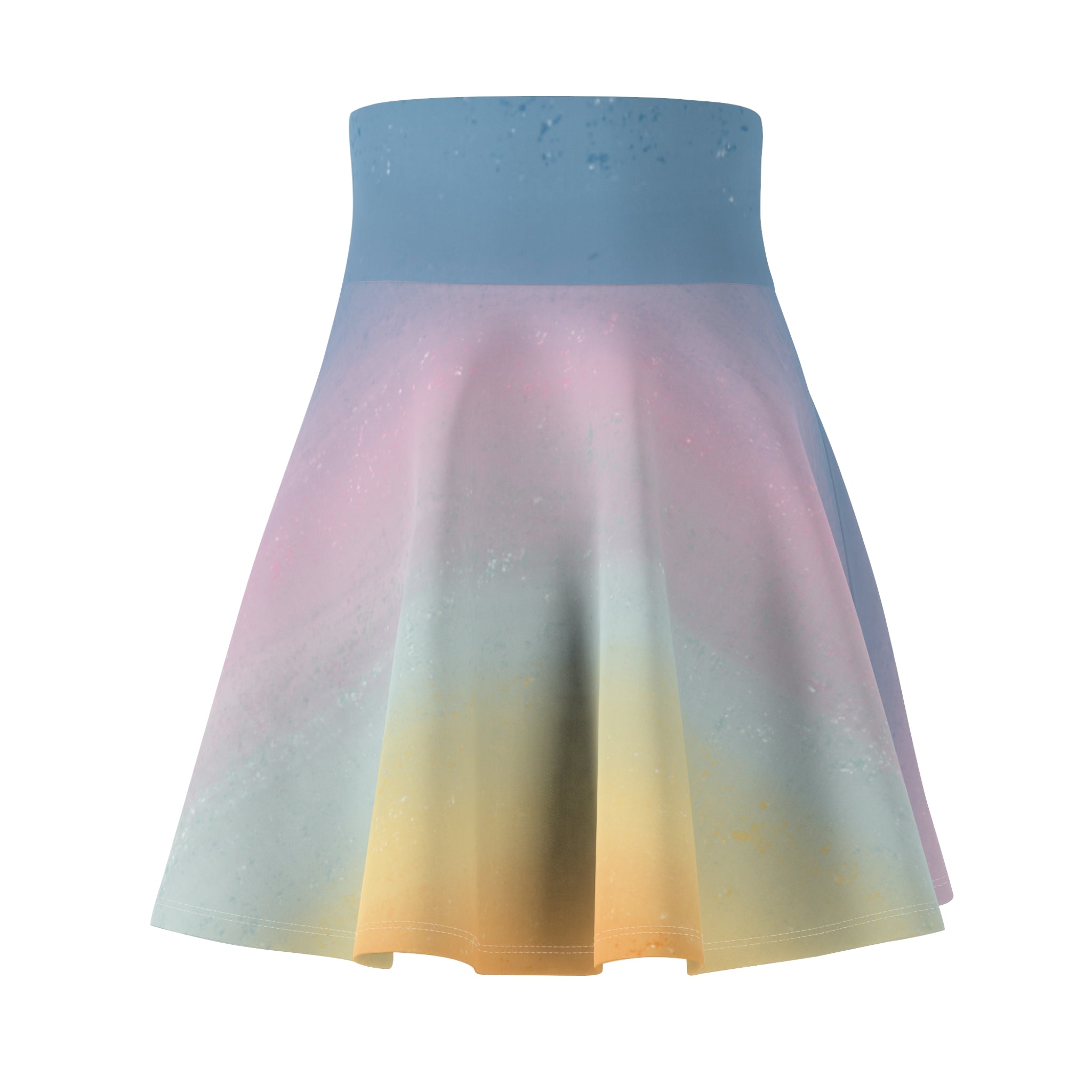 Women's Skater Skirt | Soft Pastel Ombre Skirt