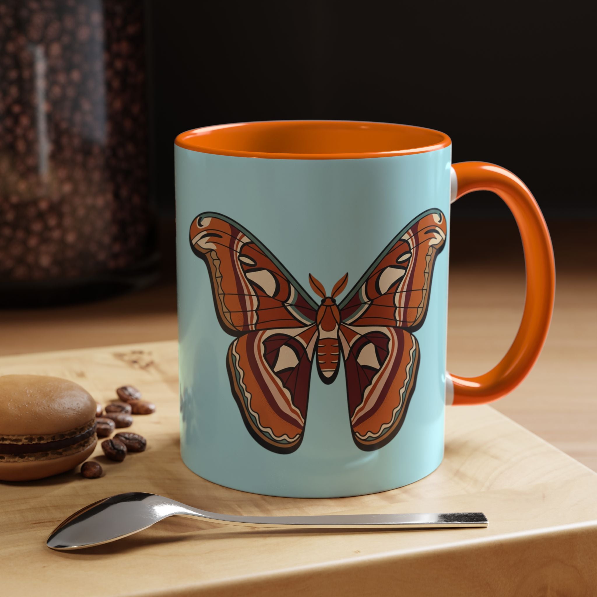 Coffee Mug | Rustic Atlas Moth Mug Accent Mug