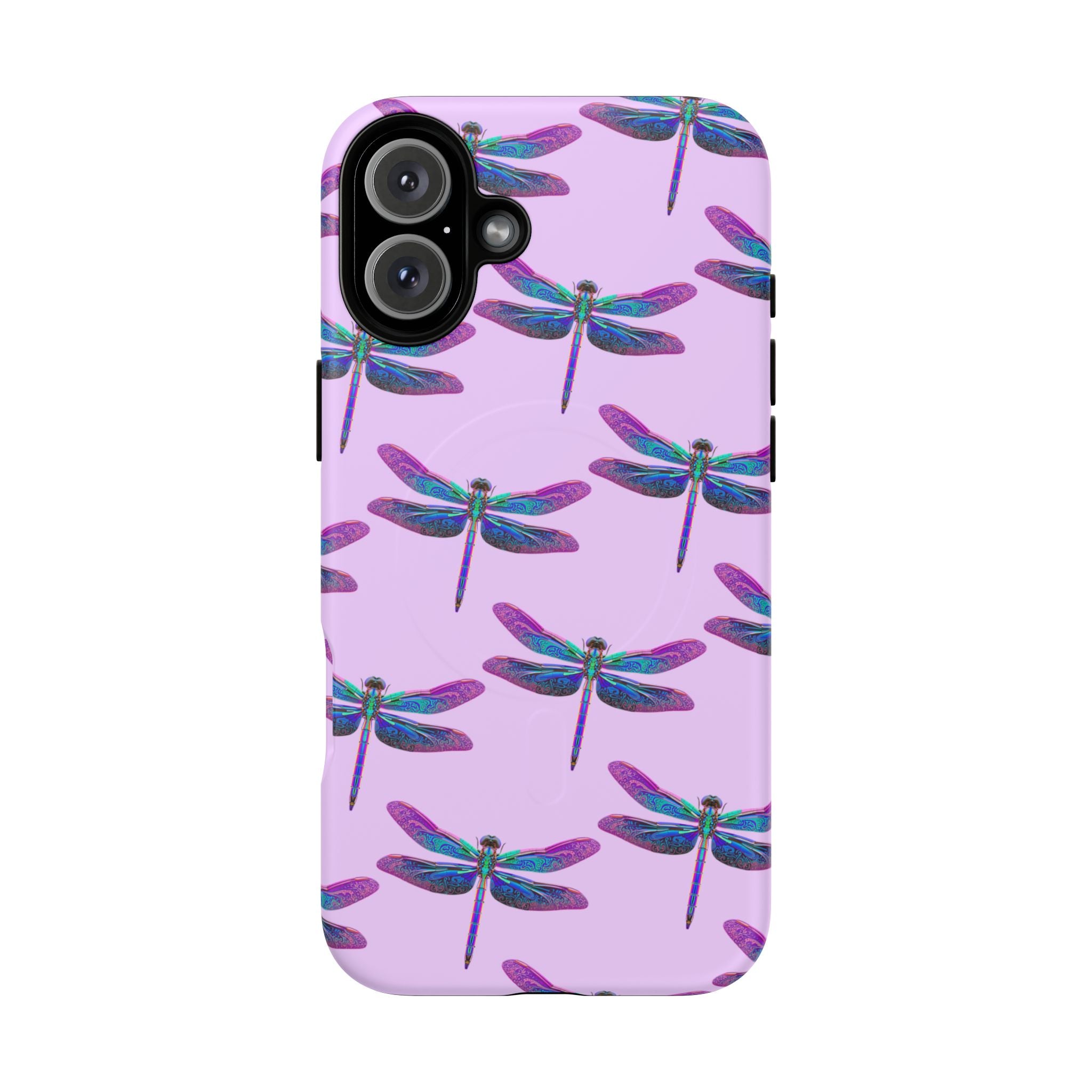 Phone Case | Blue Purple Dragonfly Tough Magnetic Case