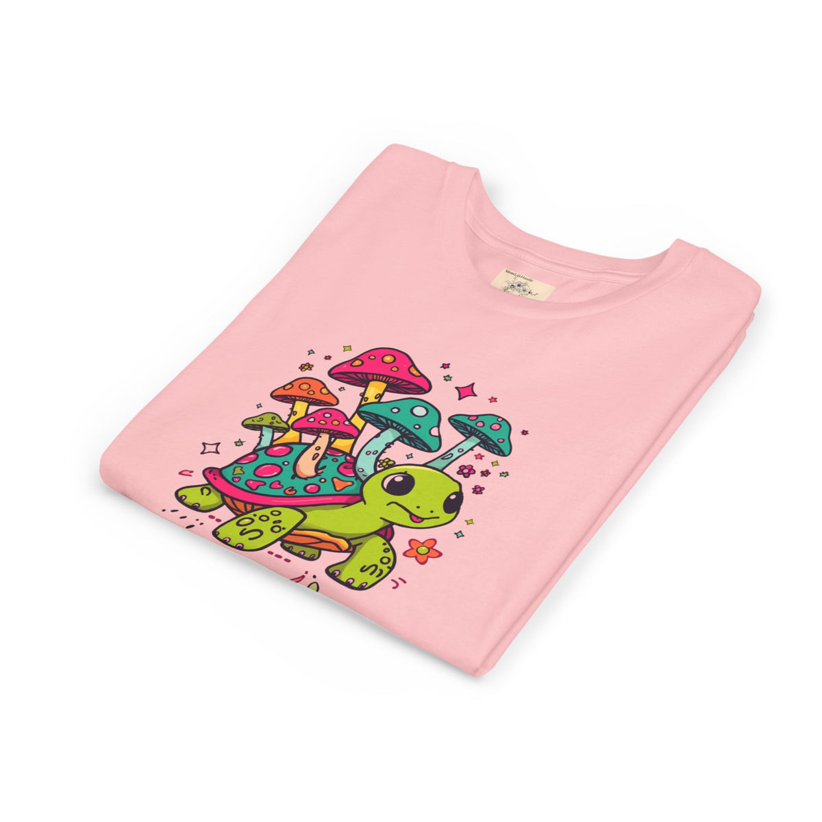 Custom Whimsical Turtle Graphic T-Shirt