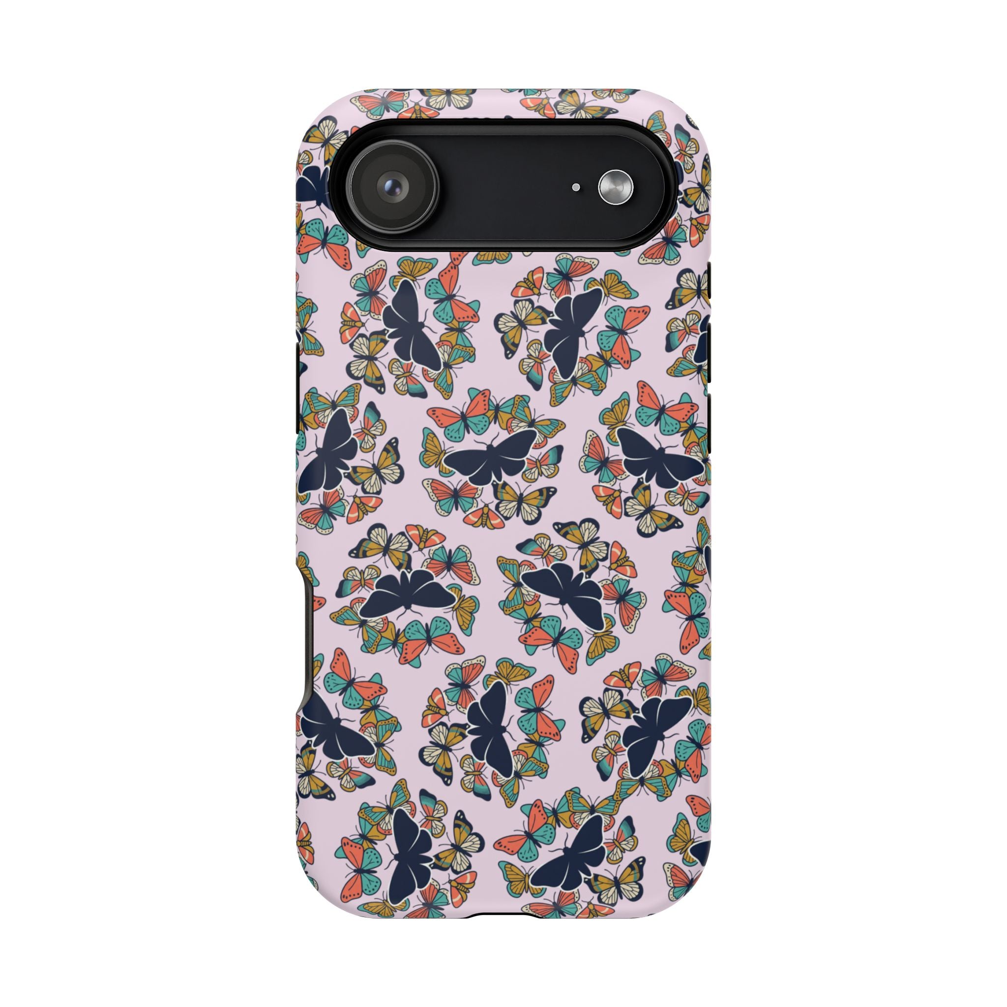 Phone Cases | Pastel Butterflies and Moths Pattern Magnetic Impact-Resistant Case