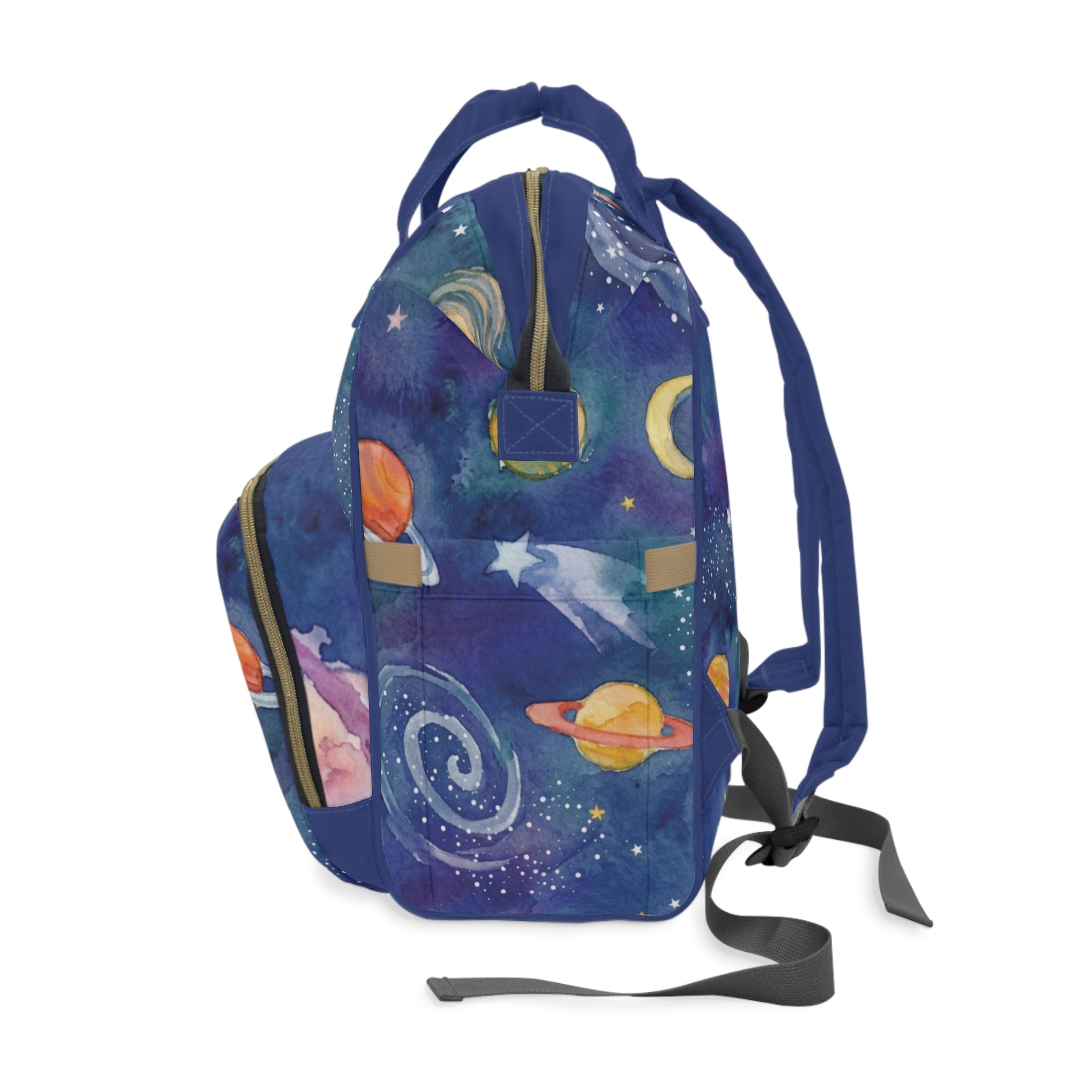 Diaper Backpack | Galaxy Print Multifunctional Nappy Bag