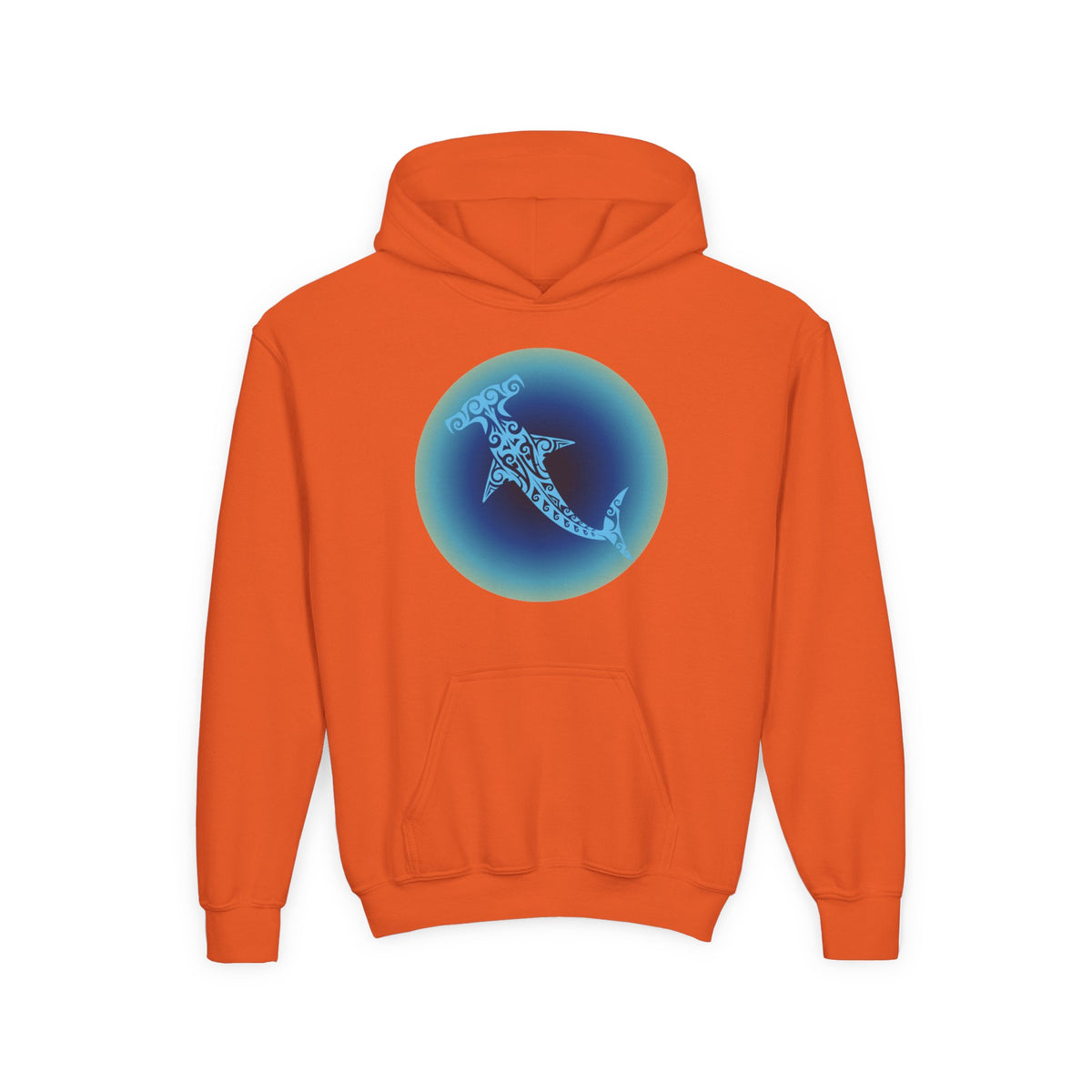 Tribal Hammerhead Youth Hoodie