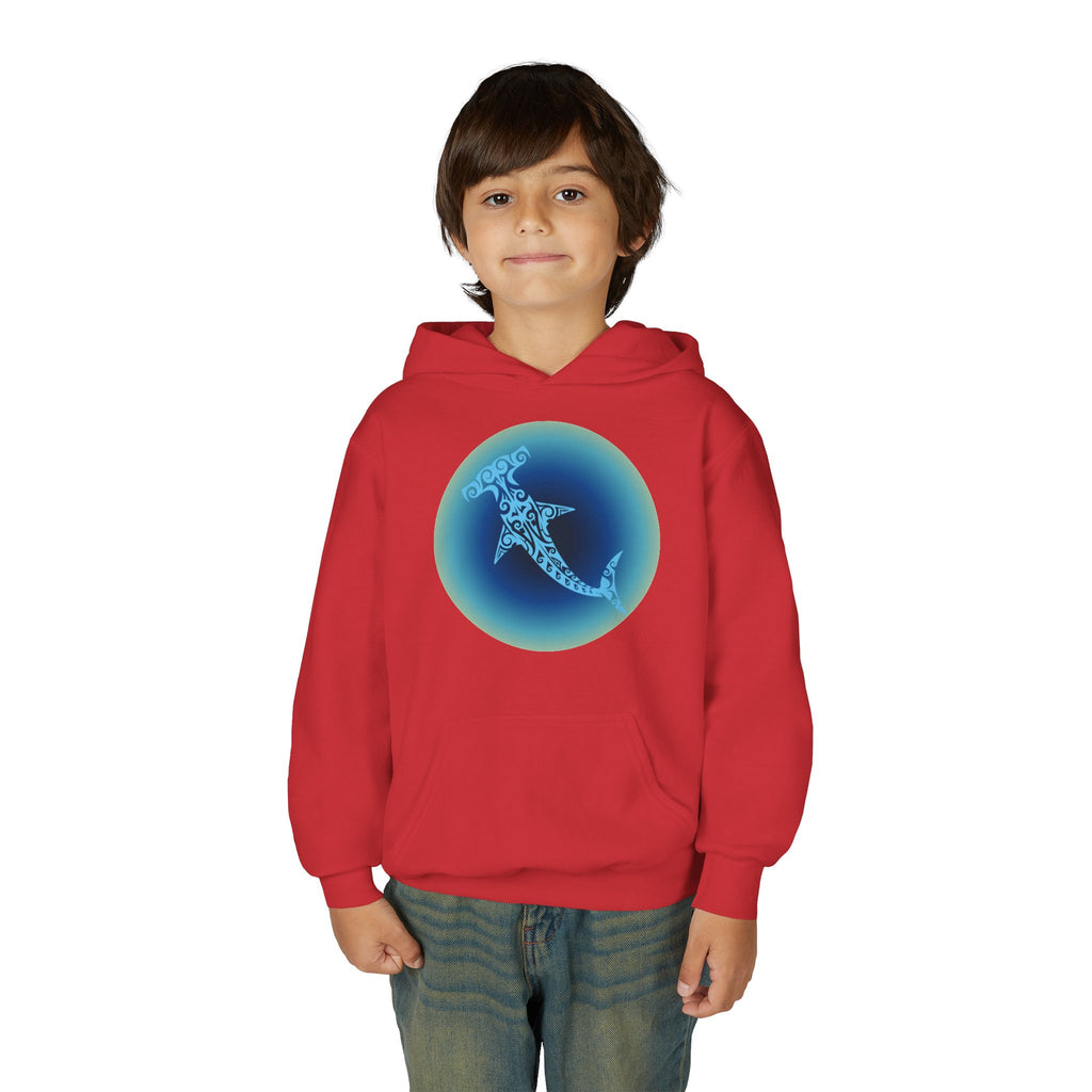 Tribal Hammerhead Youth Hoodie