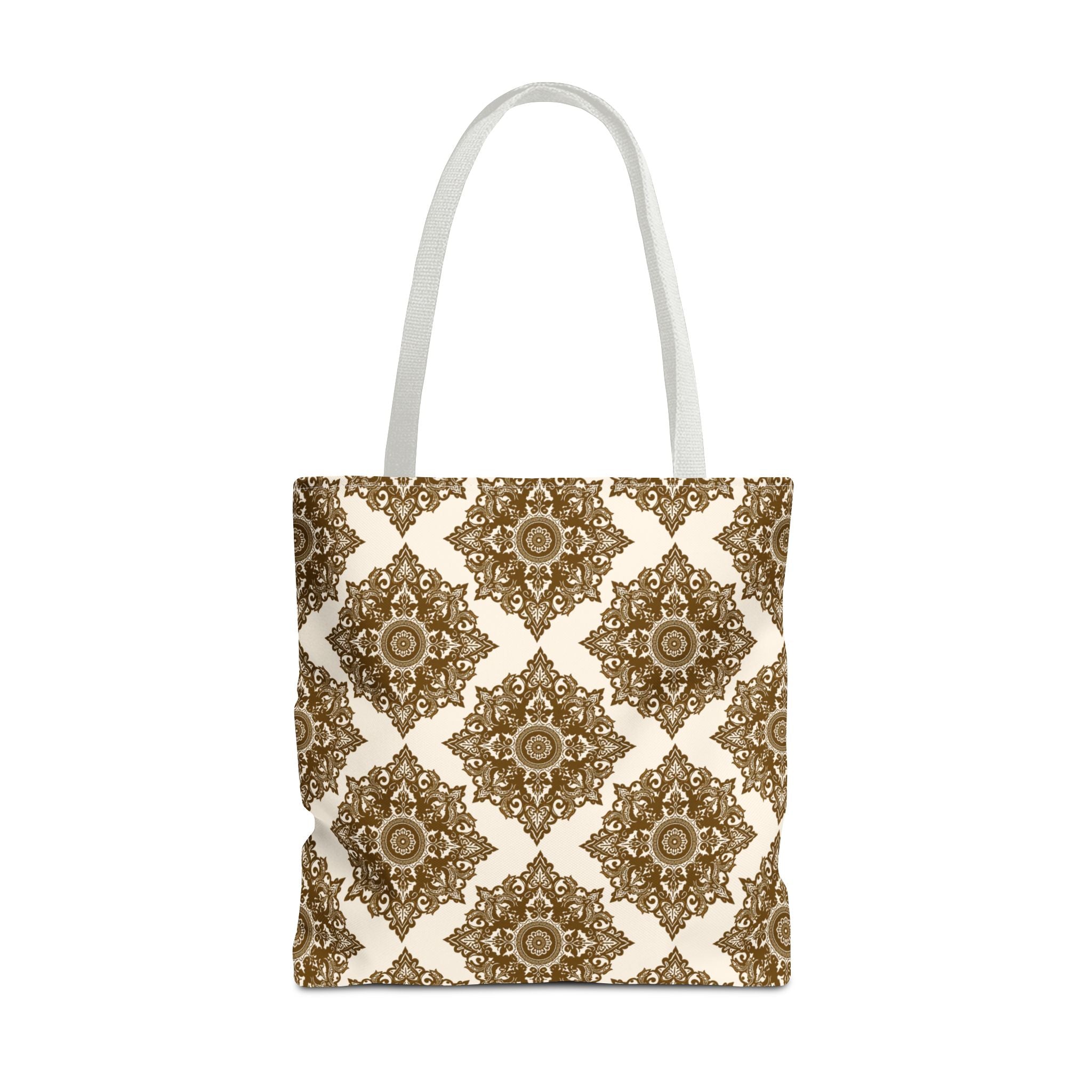 Tote Bag | Boho Gold Medallion Pattern