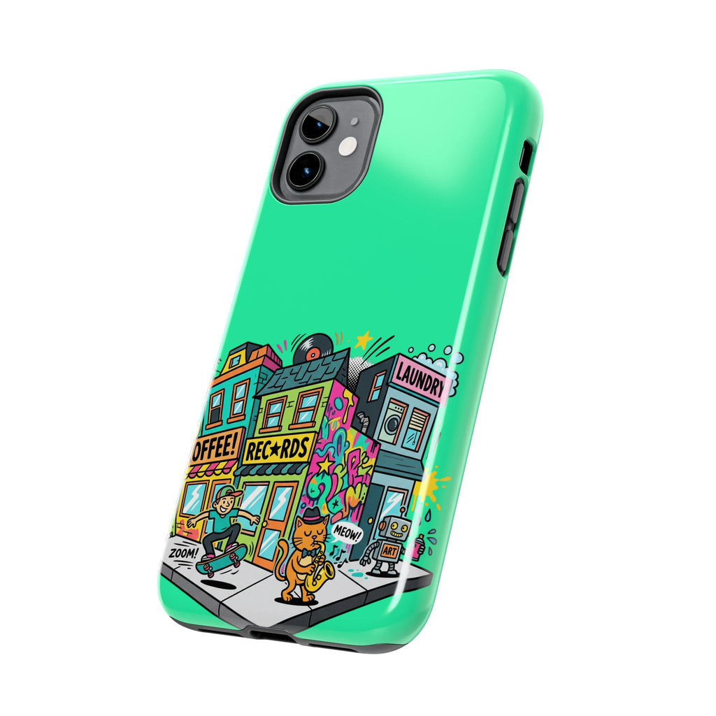 Phone Case | Tough Protective Cover with Colorful Street Art