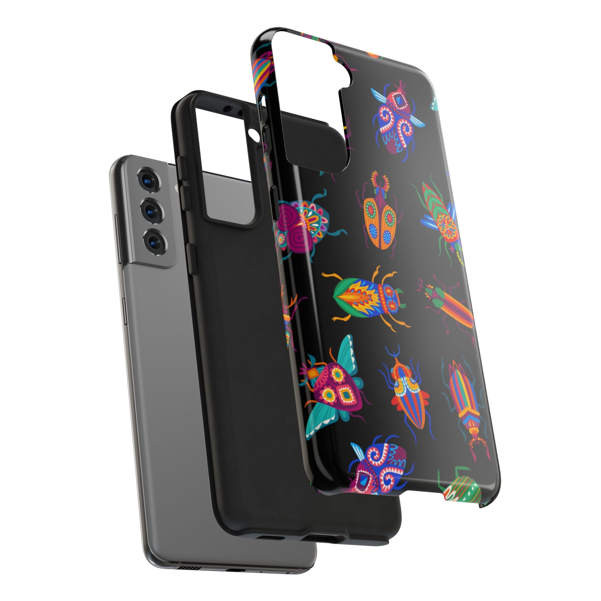 Phone Case | Neon Beetle Pattern Tough Protective Cover