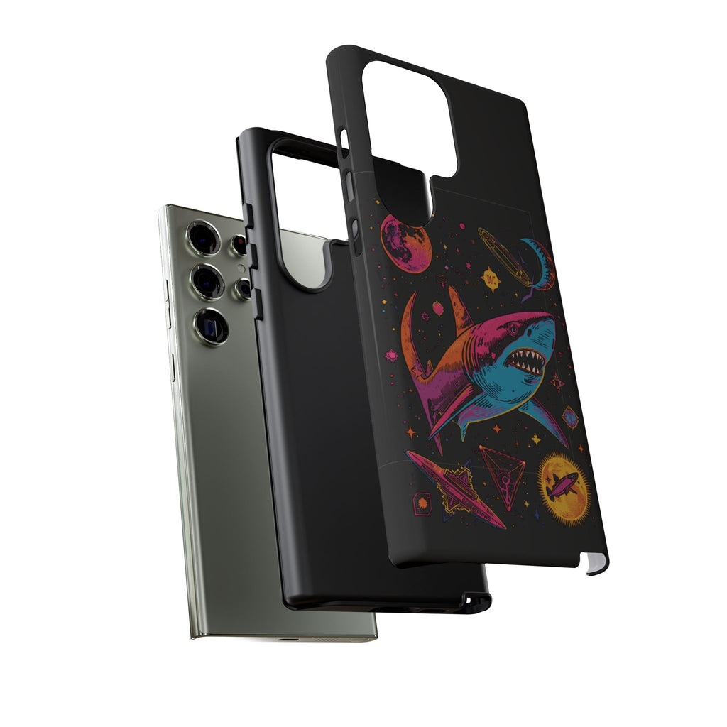 Phone Cases | Neon Space Shark Case