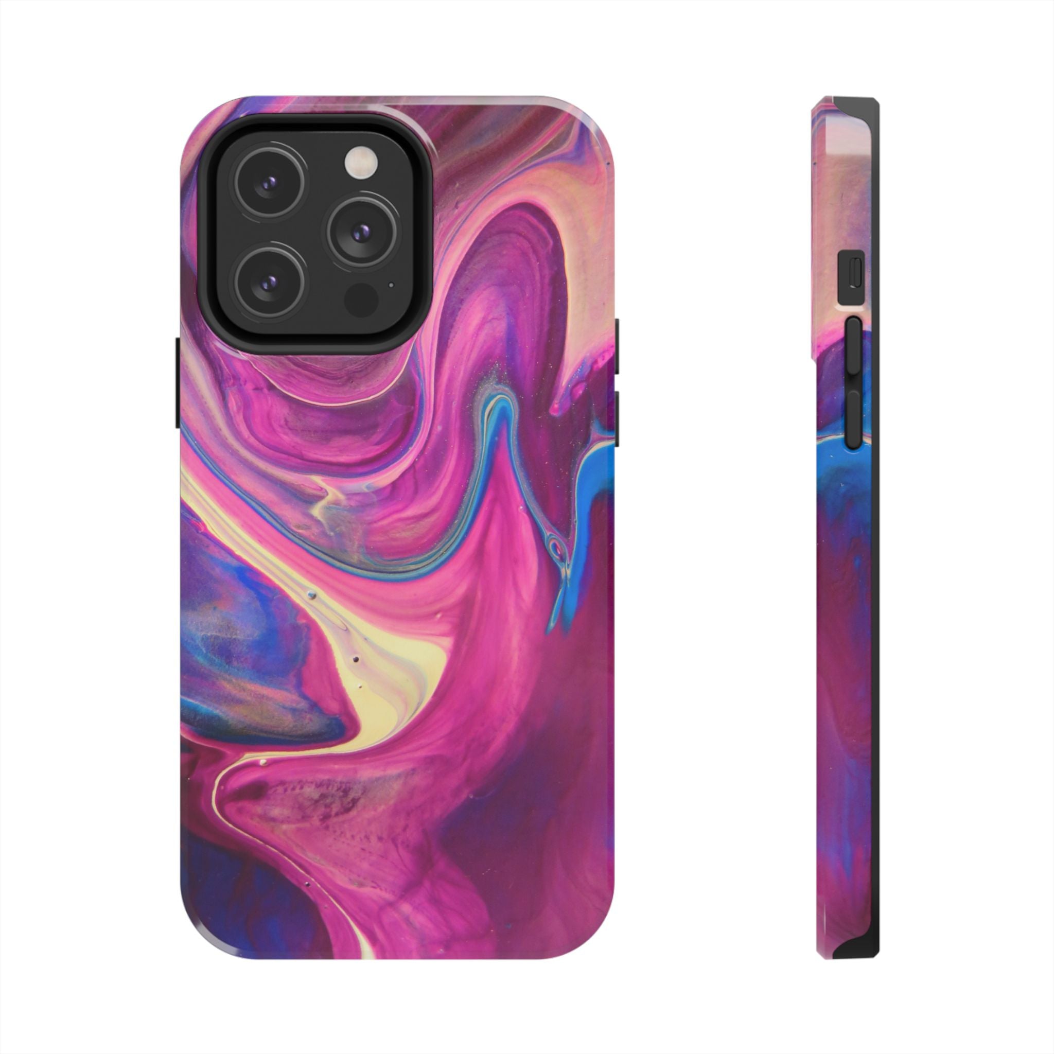 Phone Case | Protective Artistic Paint Pour Design