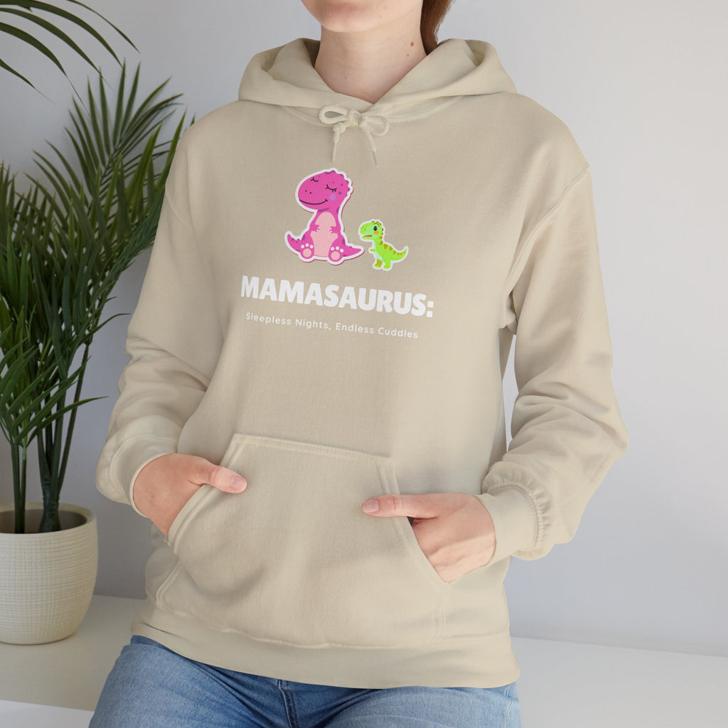Hoodie | 'Mamasaurus' Pink Mama Dino with Baby Sweater