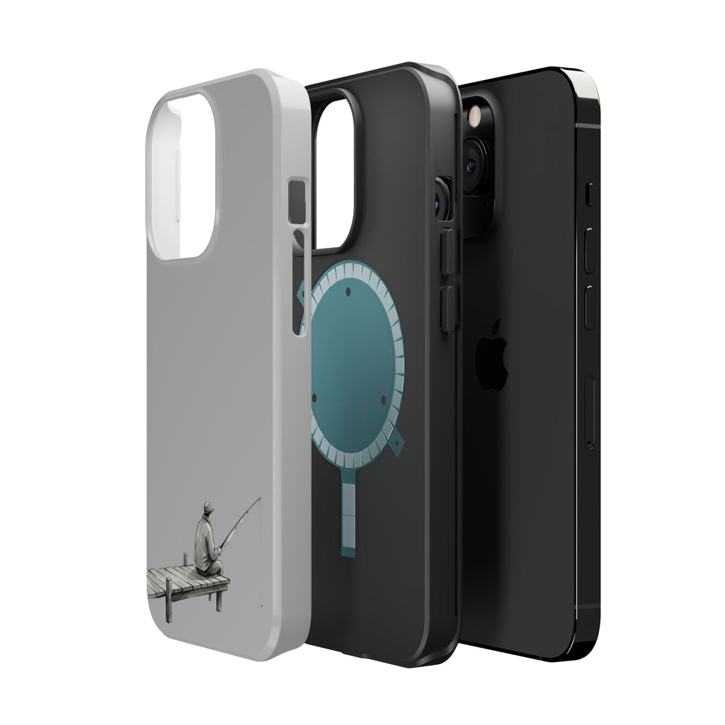Phone Case | Fishing Dock Minimalist Magnetic Impact-Resistant Case
