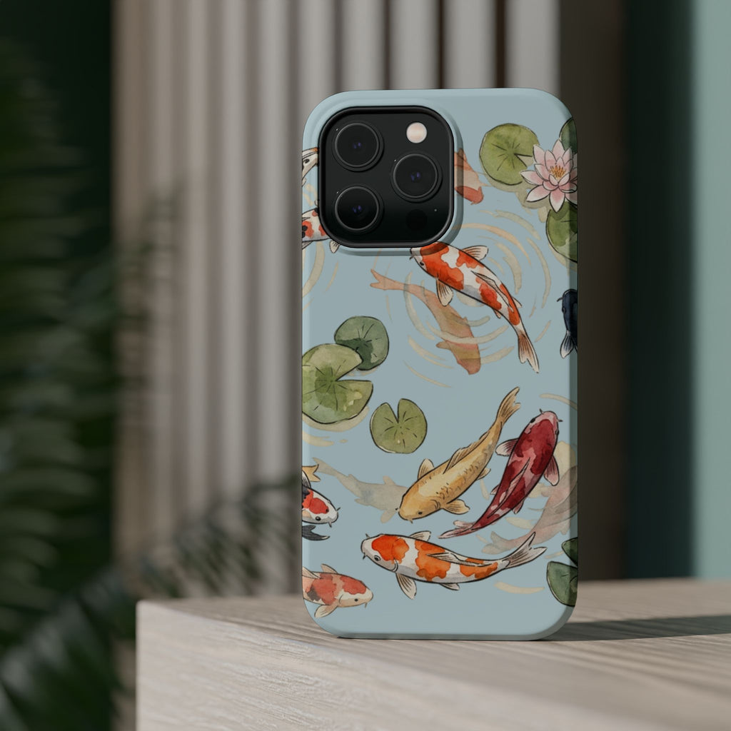 Phone Case | Koi Pond Magnetic Impact-Resistant Phone Cover