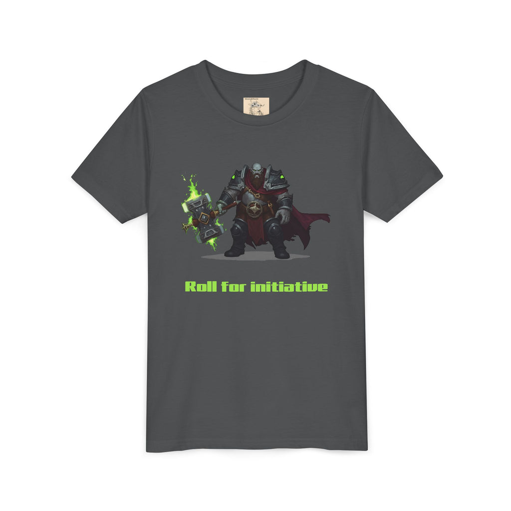 T-Shirt | 'Roll for Initiative' Fantasy RPG Character Youth Tee