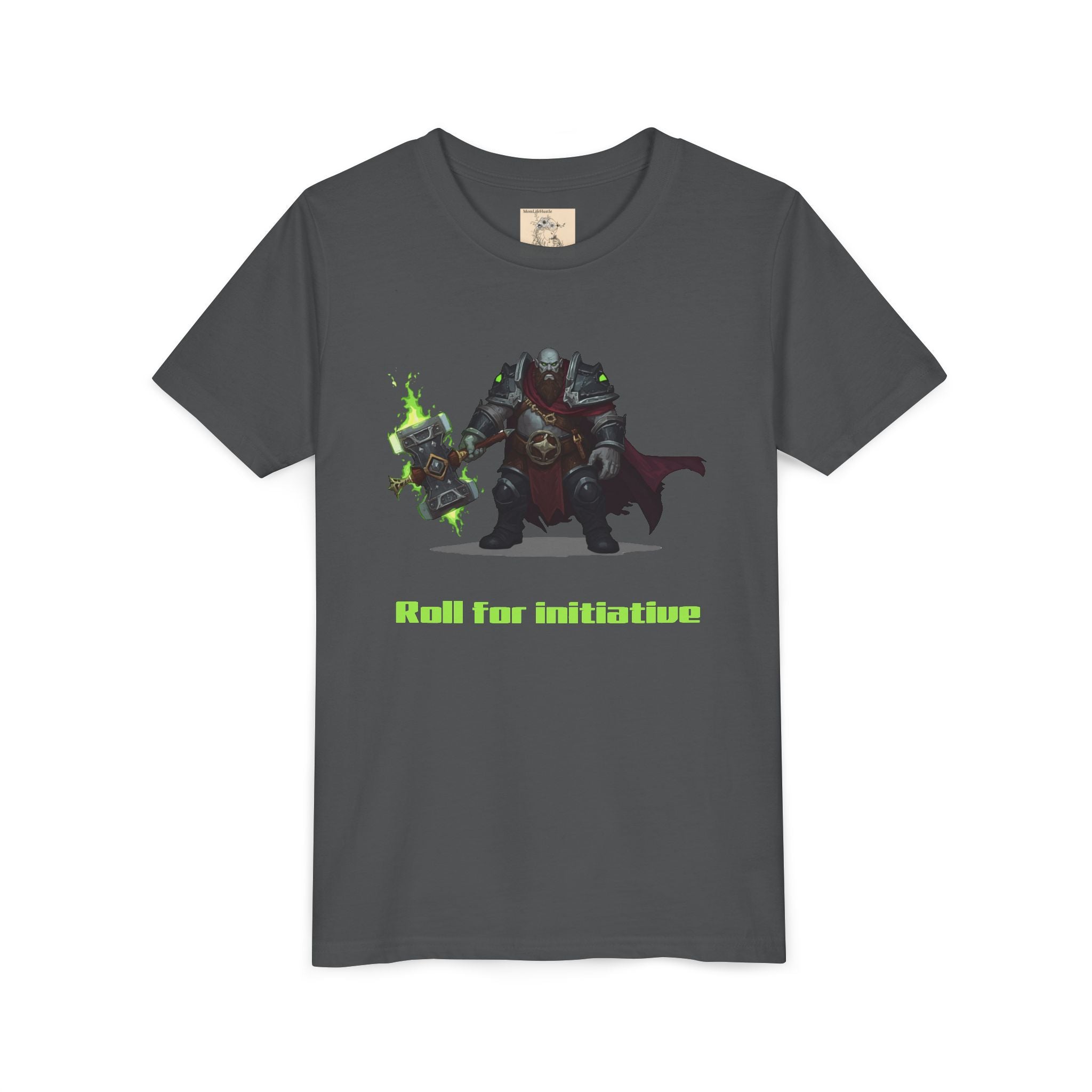 T-Shirt | 'Roll for Initiative' Fantasy RPG Character Youth Tee