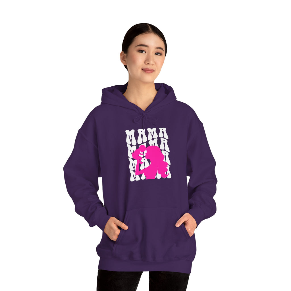 Hoodie | 'Mama' & Silhouette Pink Graphic