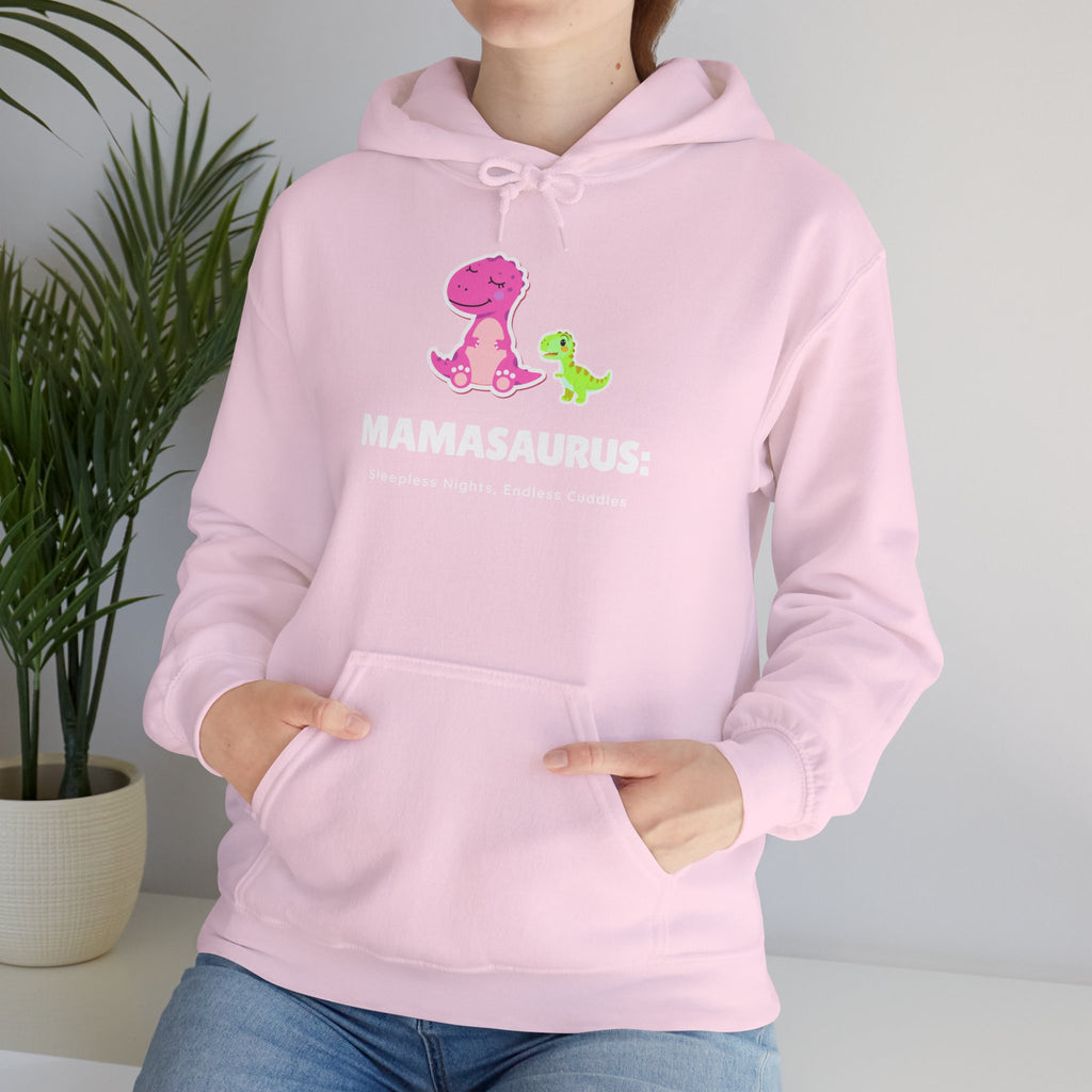 Hoodie | 'Mamasaurus' Pink Mama Dino with Baby Sweater