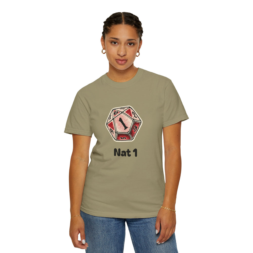 T-Shirt | Roleplaying RPG 'Nat 1' & 'Striving to Be the Whole Problem' Tee