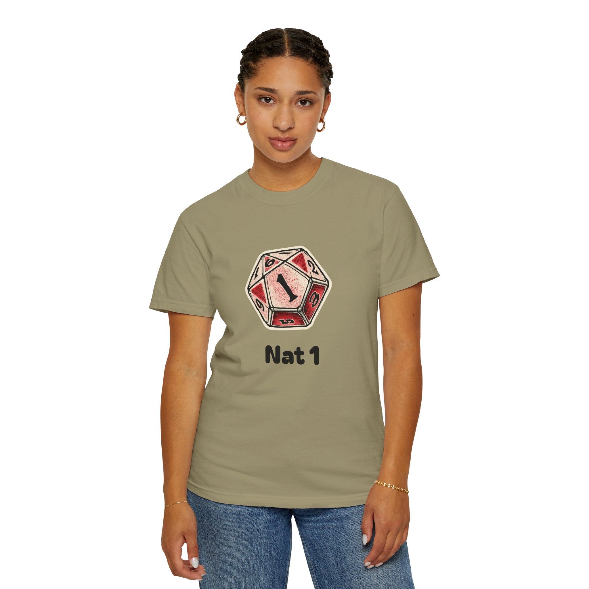 T-Shirt | Roleplaying RPG 'Nat 1' & 'Striving to Be the Whole Problem' Tee