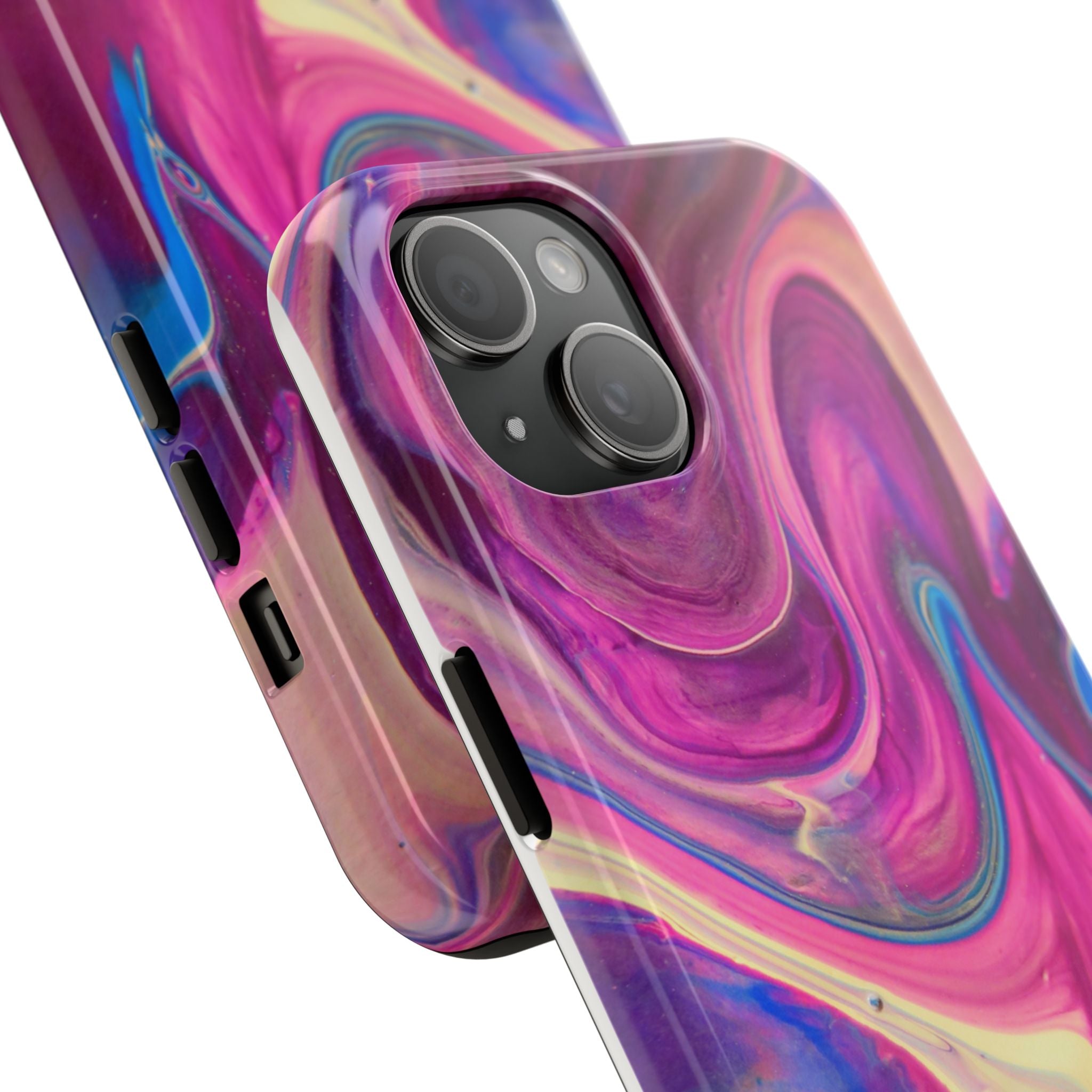 Phone Case | Protective Artistic Paint Pour Design