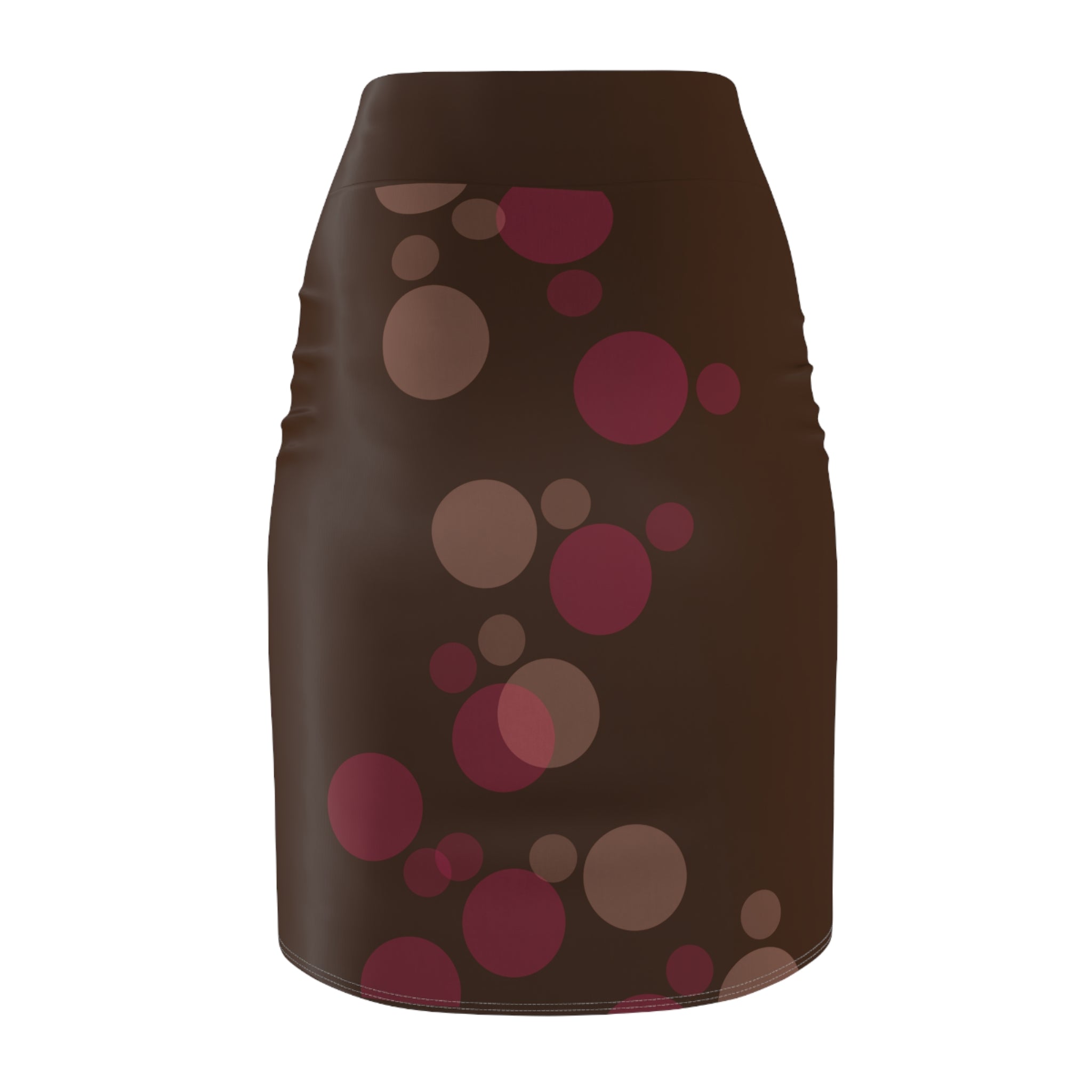 Women's Pencil Skirt | Retro Polka Dot Bodycon