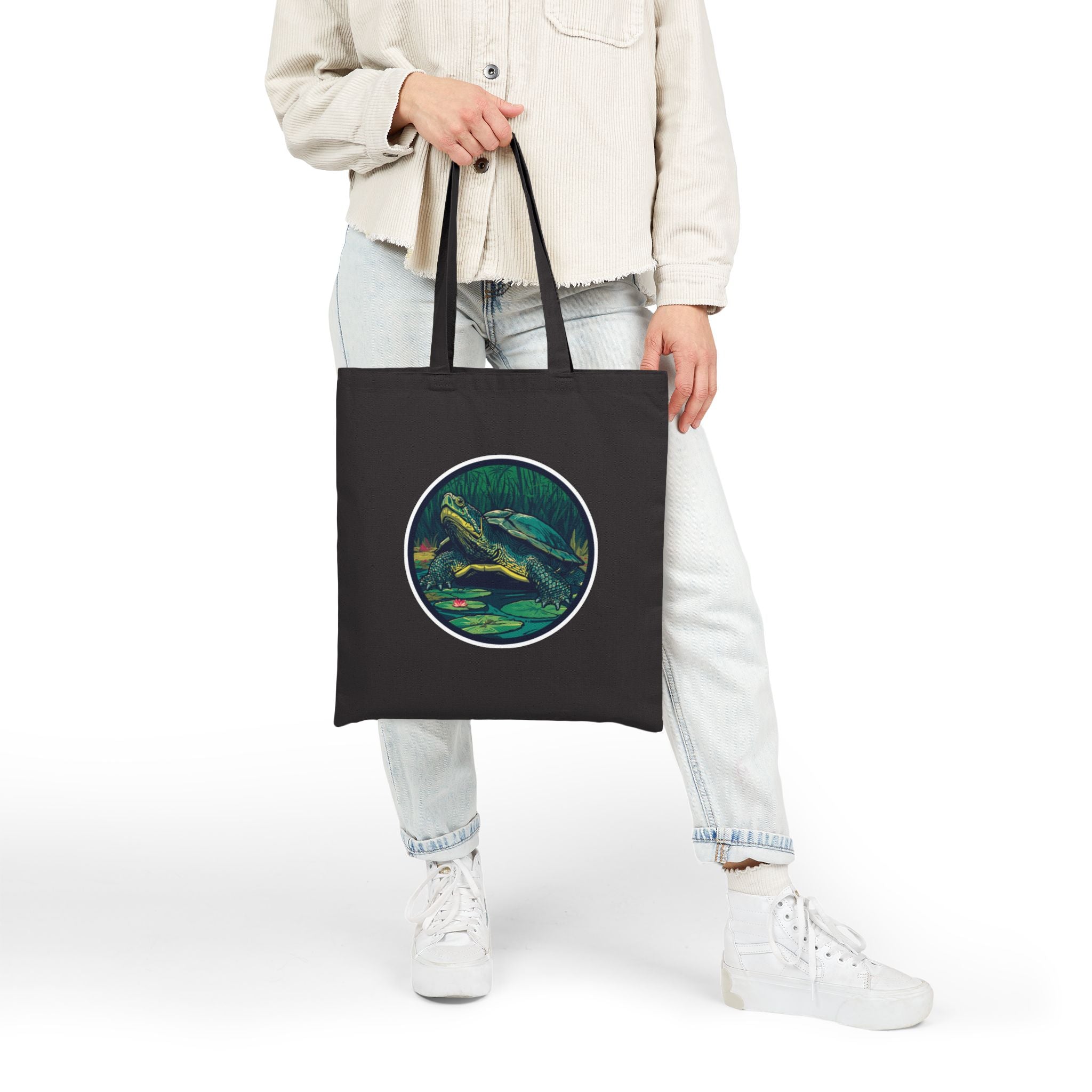 Tote Bag | Vintage Turtle Illustration