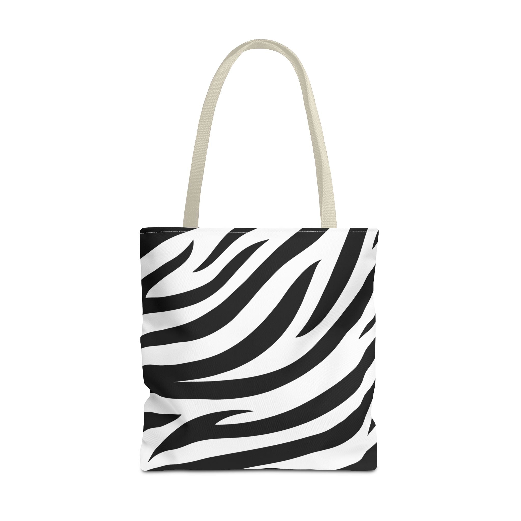 Tote Bag — Black & White Zebra Print  Fashion Tote