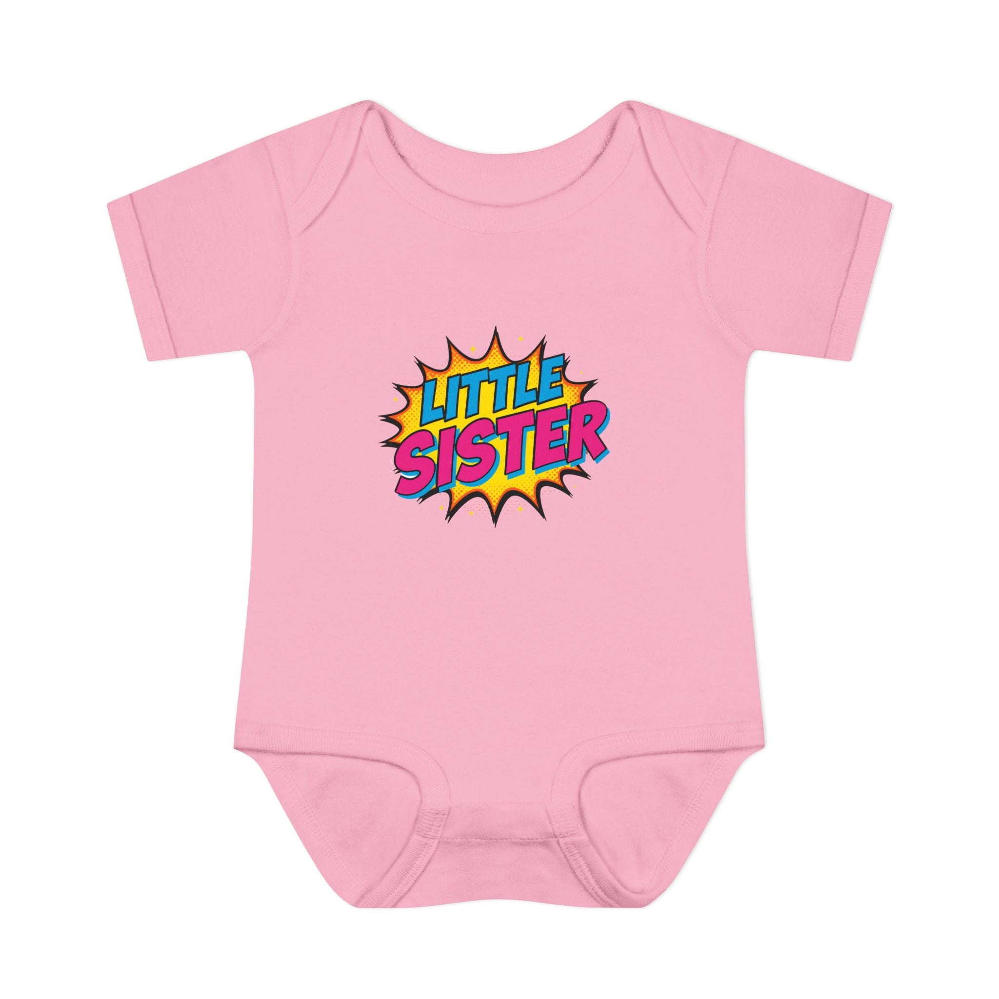 Baby Bodysuit | 'Little Sister' Comic Pop Art Infant Onesie