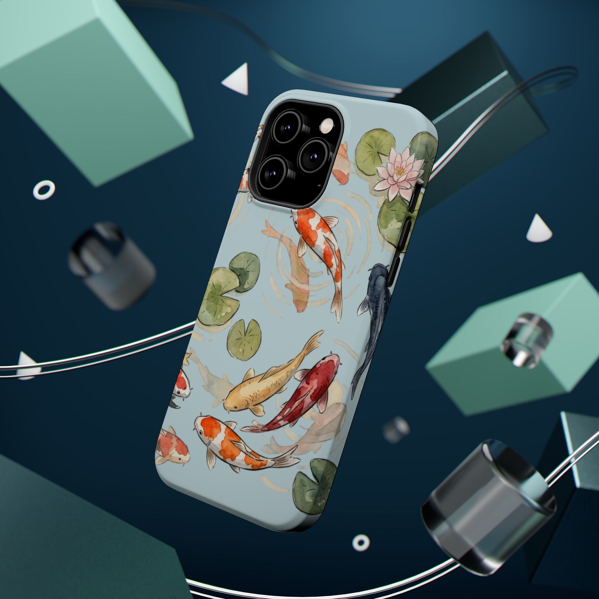 Phone Case | Koi Pond Magnetic Impact-Resistant Phone Cover