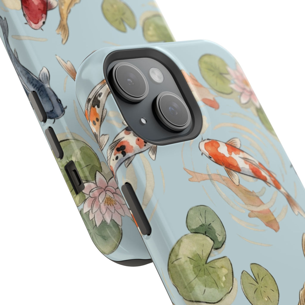 Phone Case | Koi Pond Magnetic Impact-Resistant Phone Cover