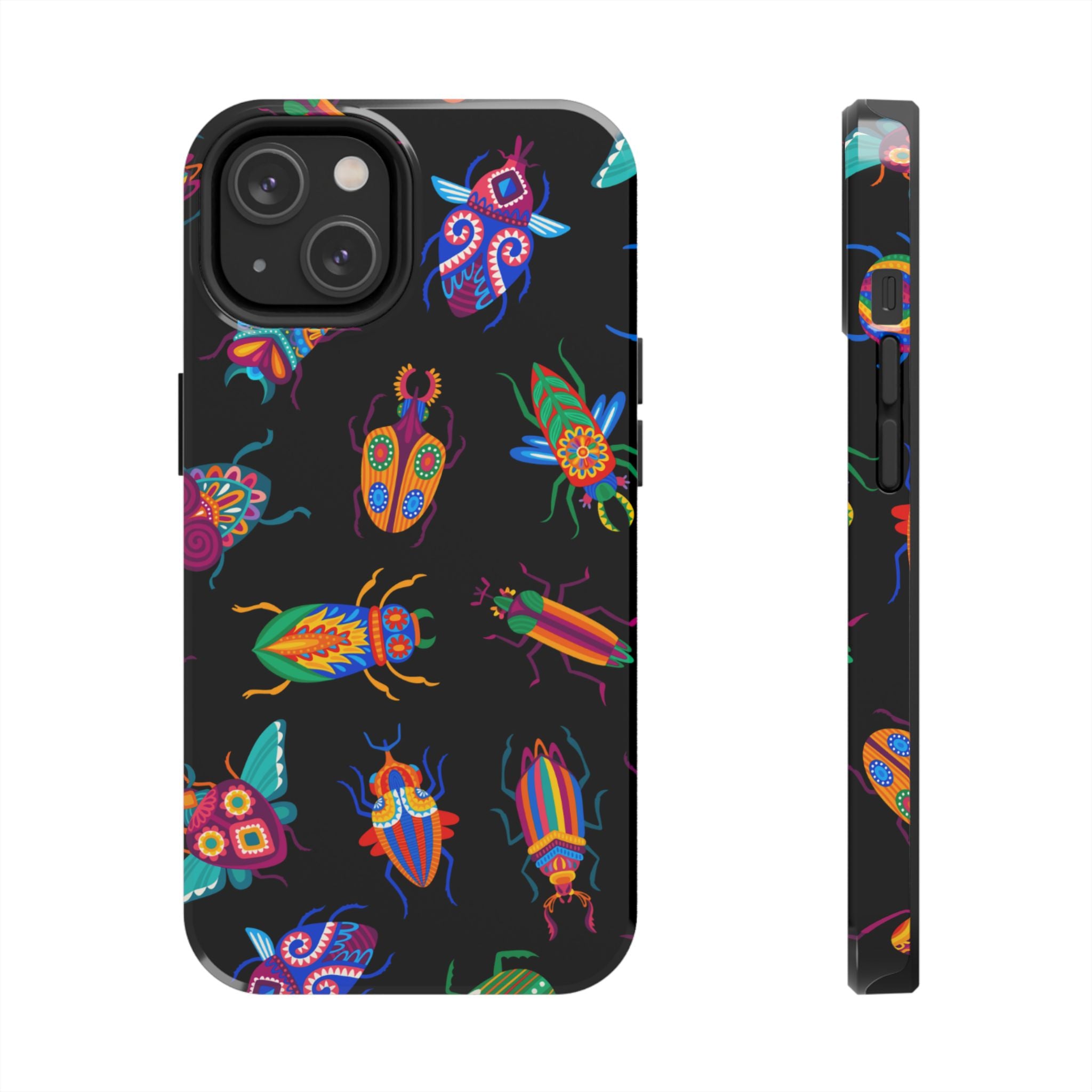 Phone Case | Neon Beetle Pattern Tough Protective Cover