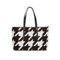 Handbag | Classic Houndstooth Pattern Shoulder Bag