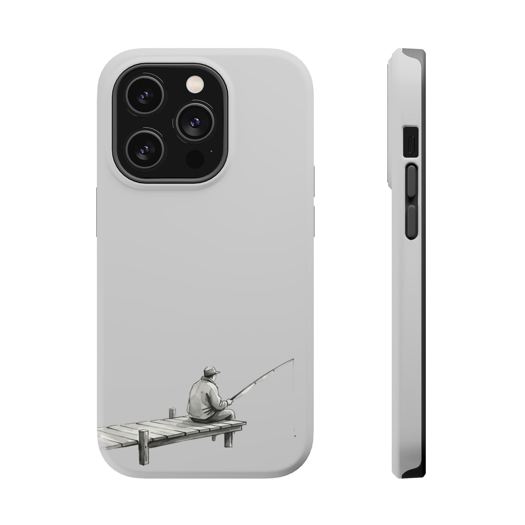 Phone Case | Fishing Dock Minimalist Magnetic Impact-Resistant Case