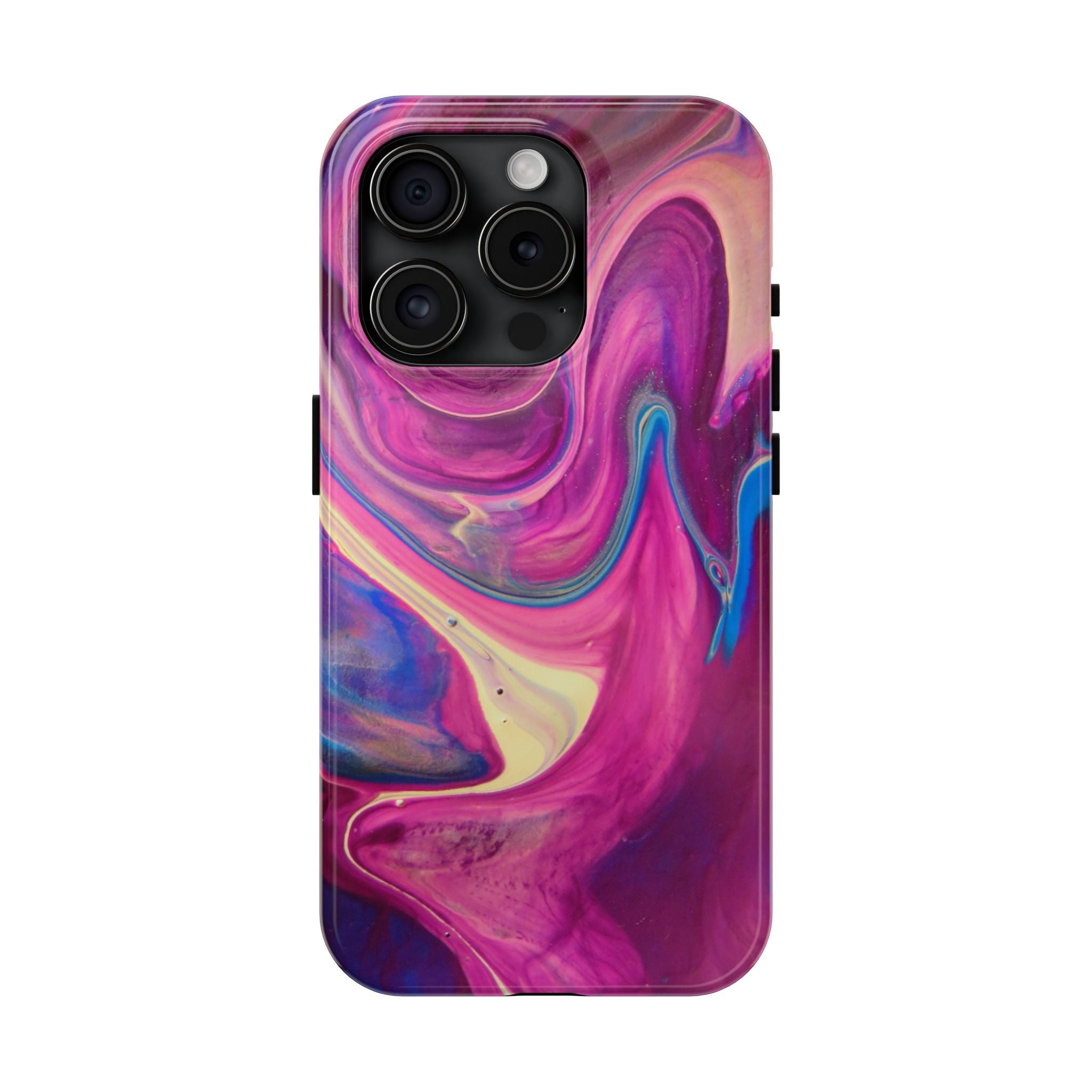 Phone Case | Protective Artistic Paint Pour Design