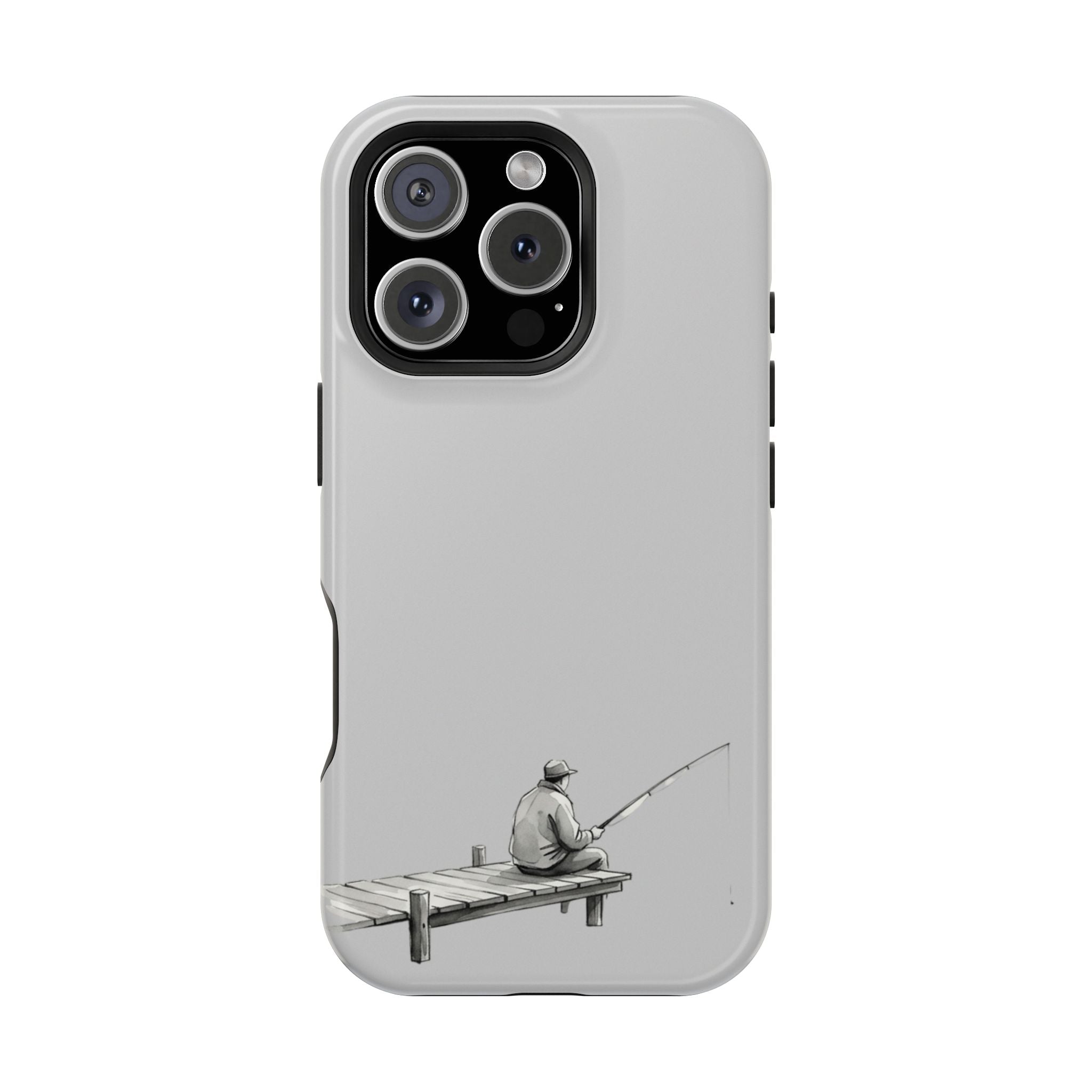 Phone Case | Fishing Dock Minimalist Magnetic Impact-Resistant Case