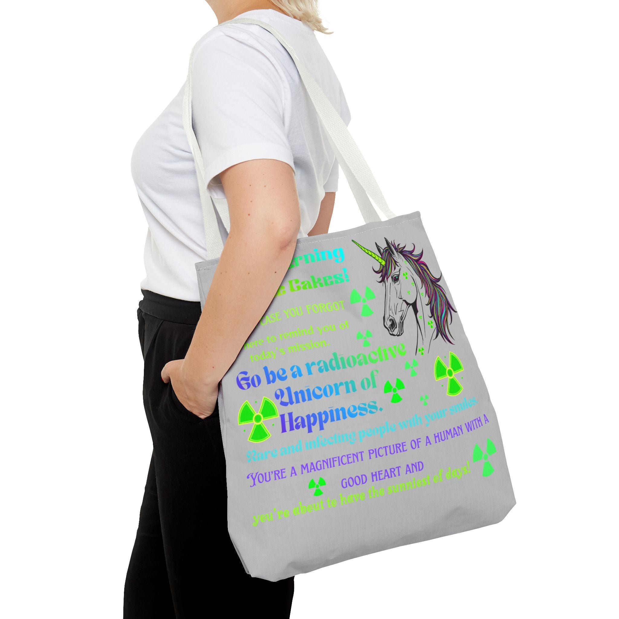 Tote Bag | Radiant Neon Graphic Tote