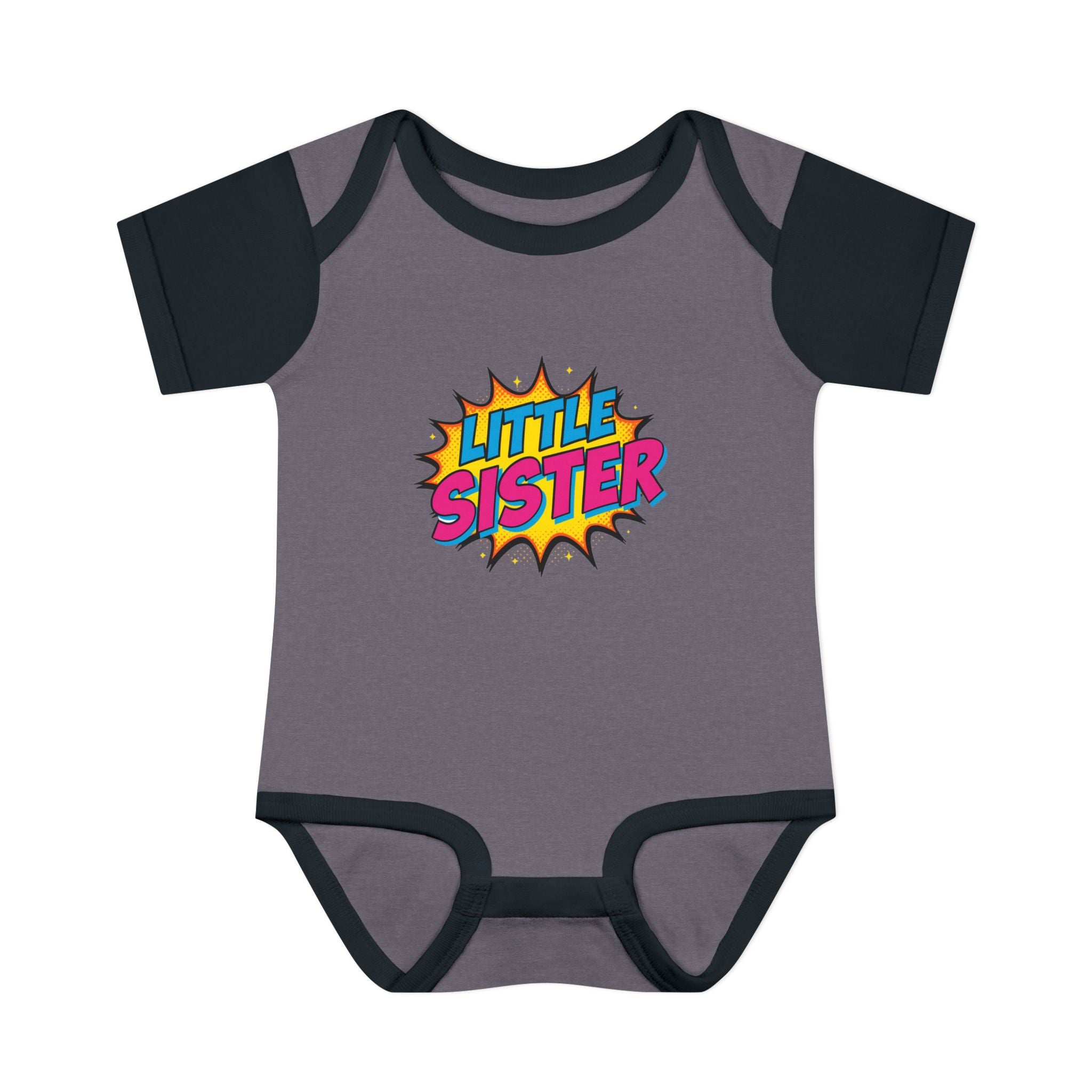 Baby Bodysuit | 'Little Sister' Comic Pop Art Infant Onesie
