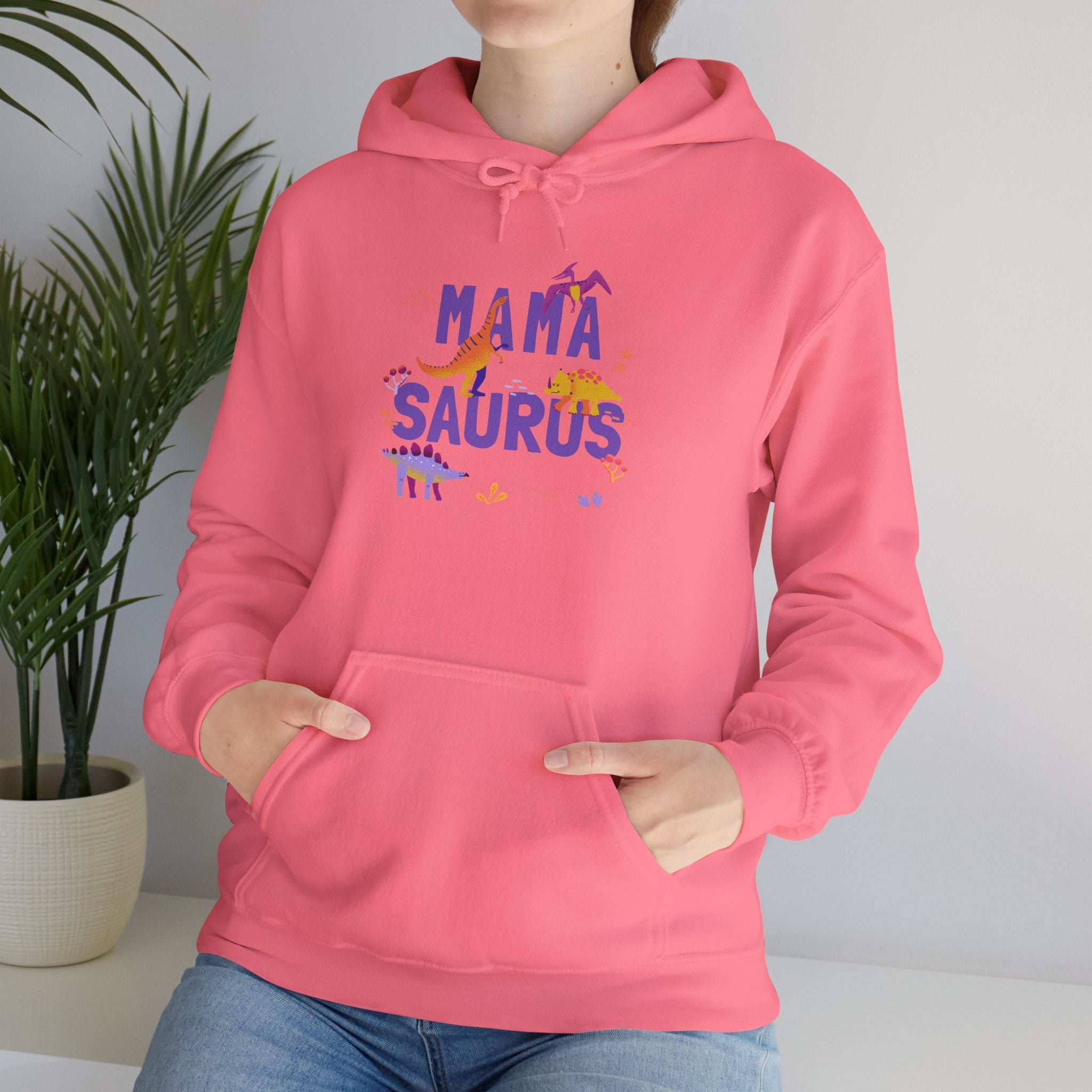 Hoodie | 'Mama Saurus' Graphic Sweatshirt