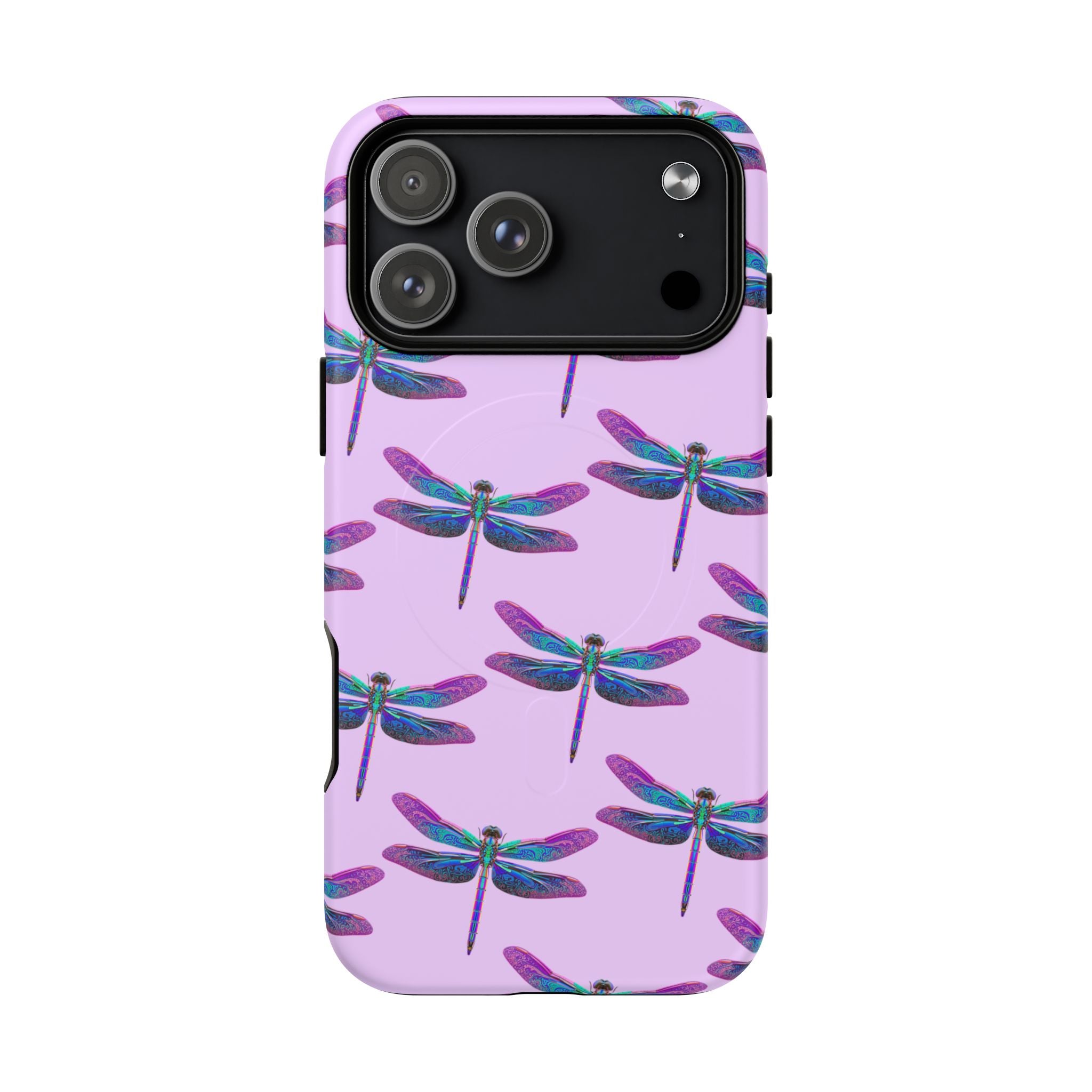 Phone Case | Blue Purple Dragonfly Tough Magnetic Case