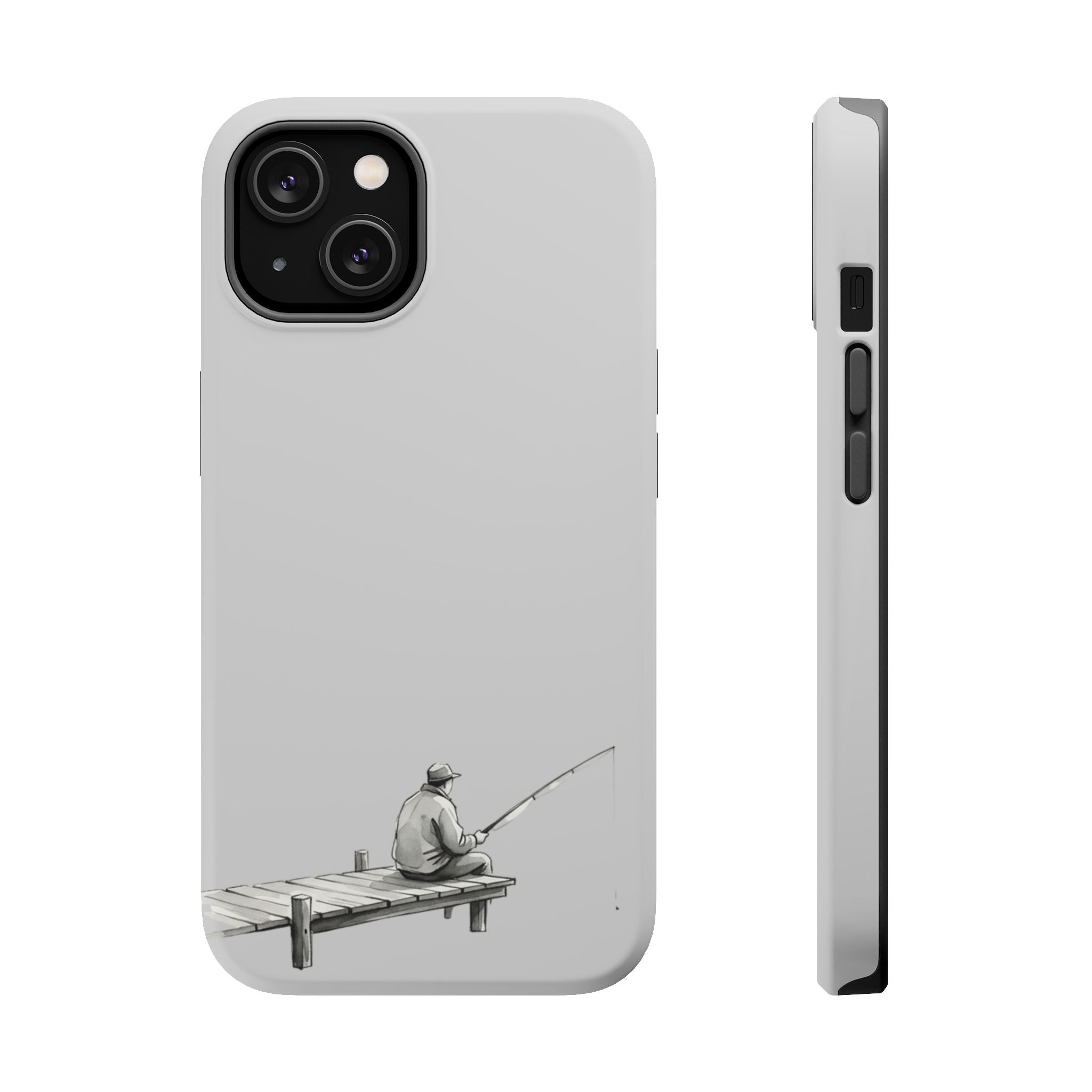 Phone Case | Fishing Dock Minimalist Magnetic Impact-Resistant Case