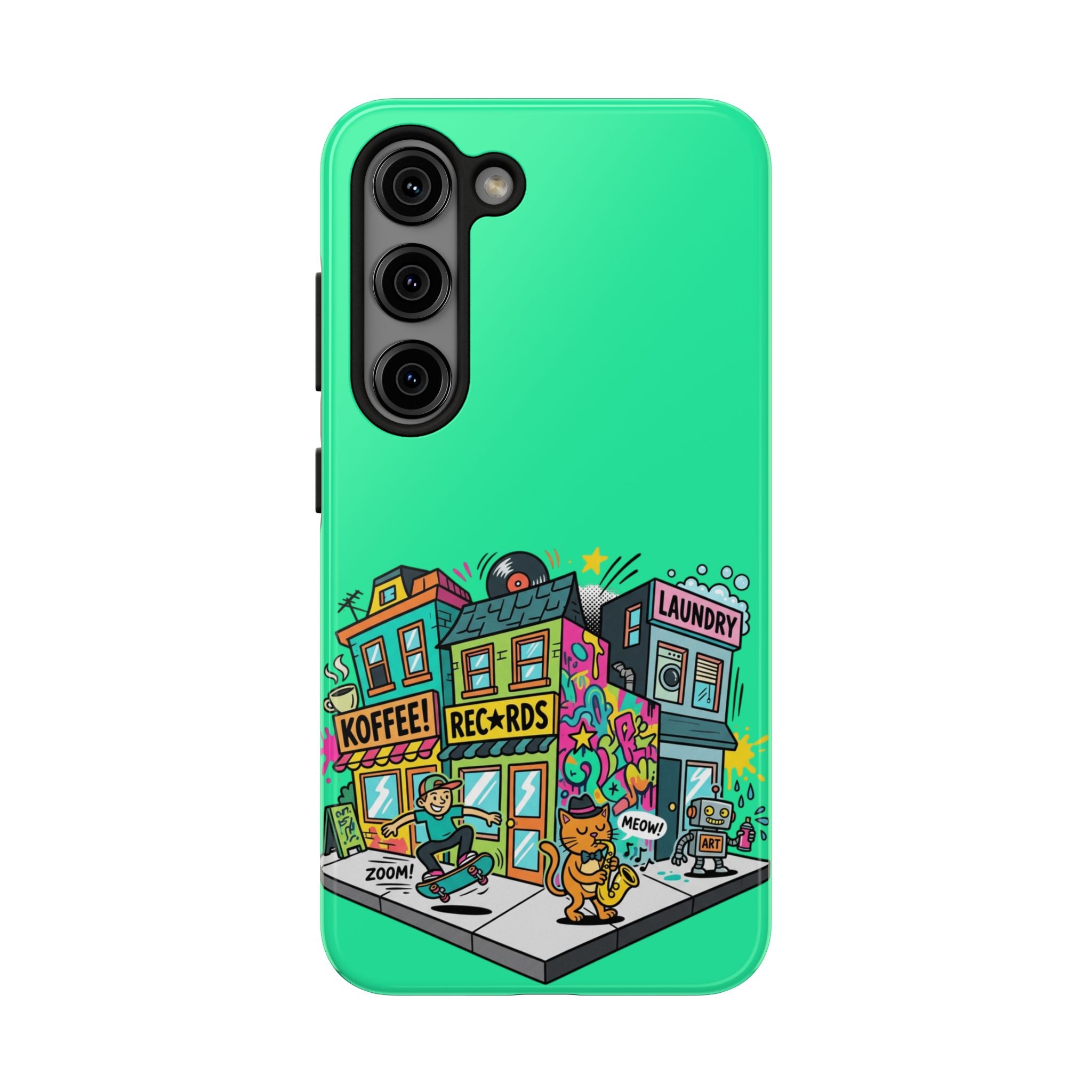 Phone Case | Tough Protective Cover with Colorful Street Art