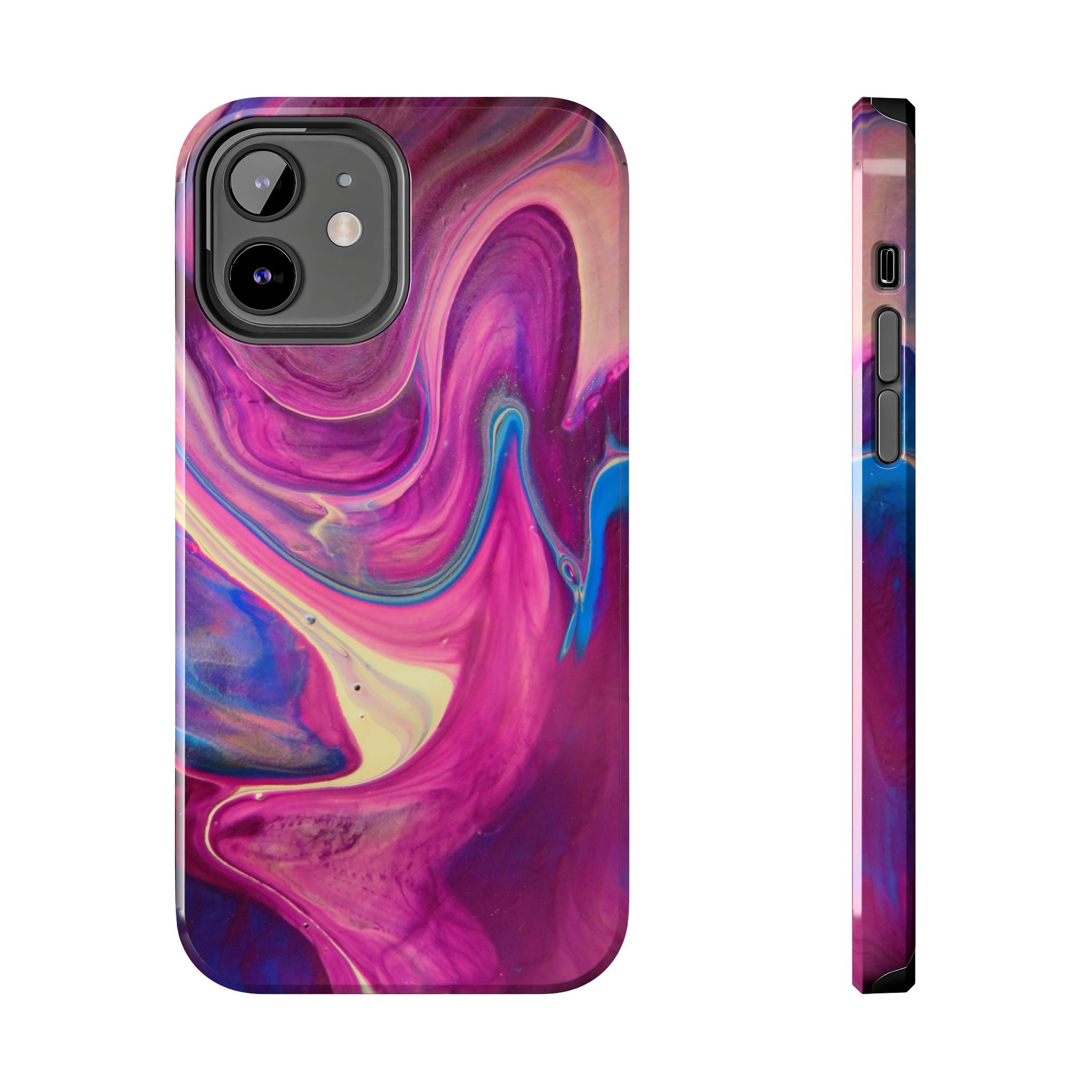 Phone Case | Protective Artistic Paint Pour Design