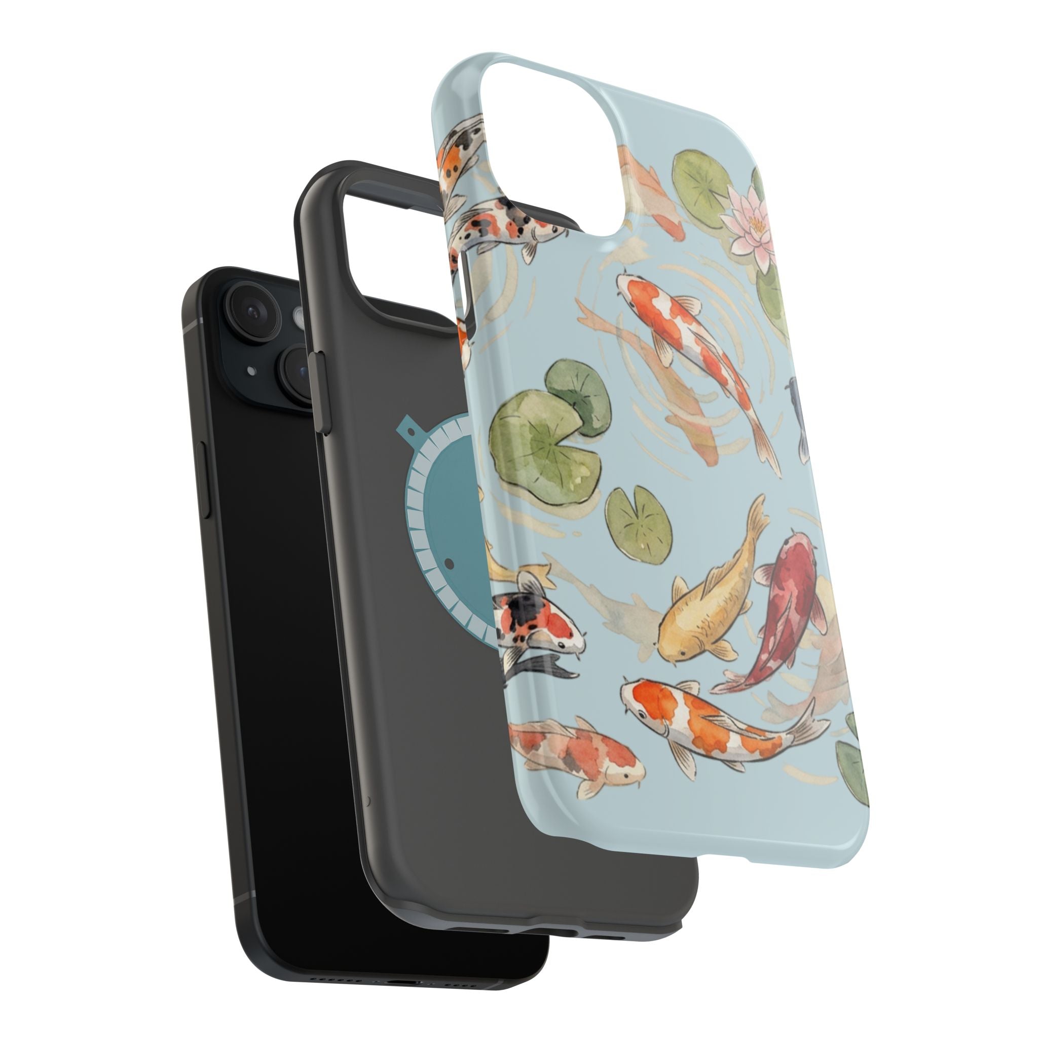 Phone Case | Koi Pond Magnetic Impact-Resistant Phone Cover