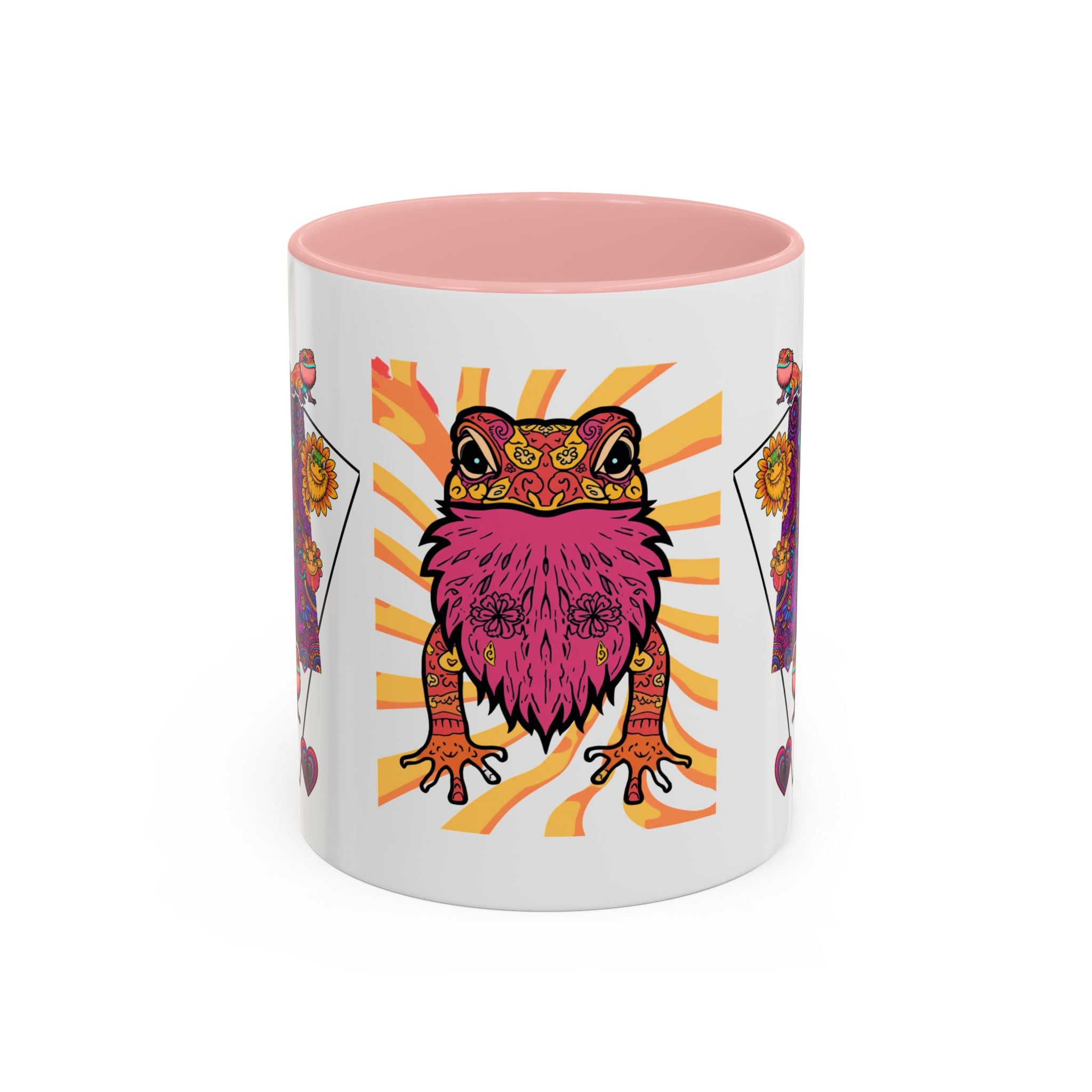 Coffee Mug | Psychedelic Lizards Accent Ceramic Mug