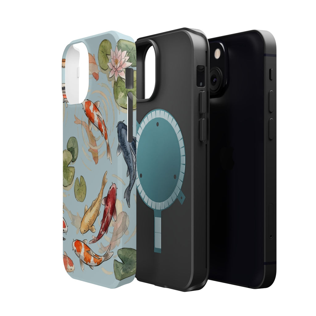 Phone Case | Koi Pond Magnetic Impact-Resistant Phone Cover