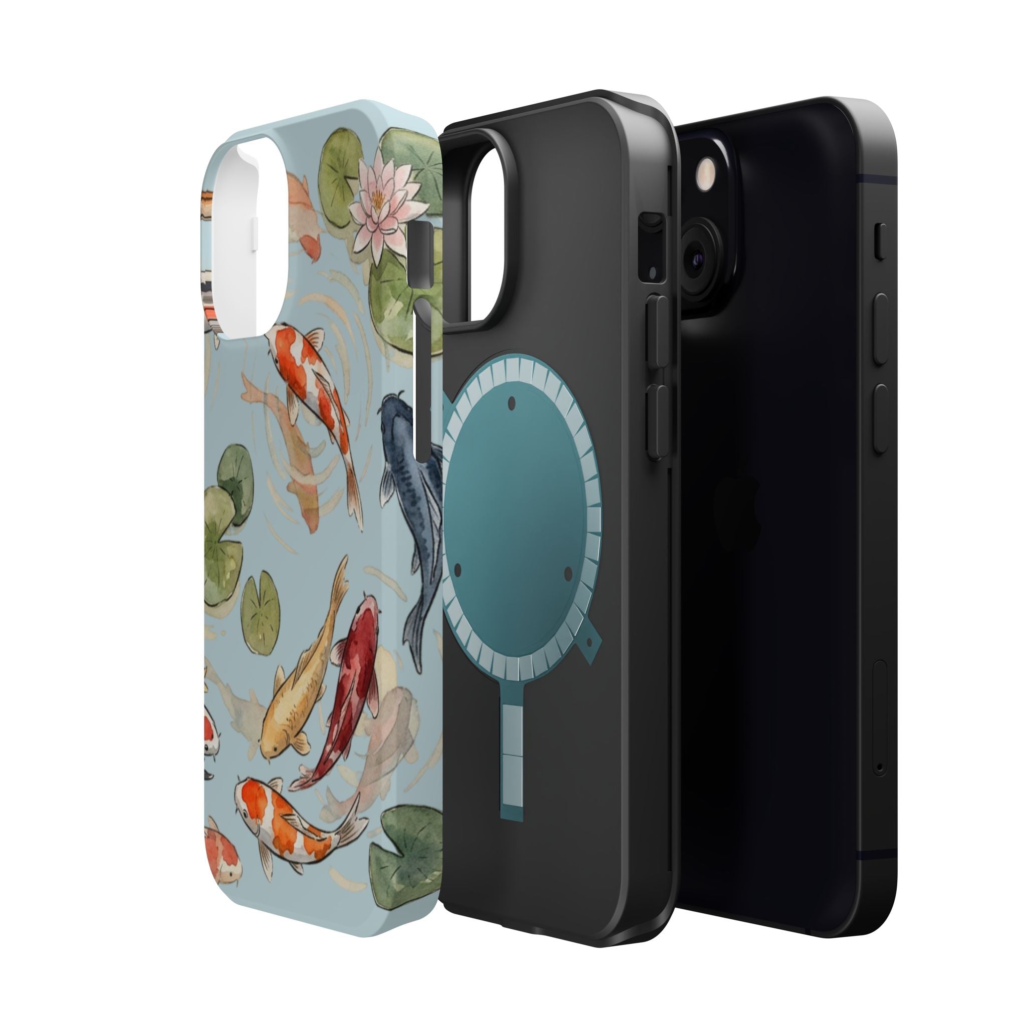 Phone Case | Koi Pond Magnetic Impact-Resistant Phone Cover