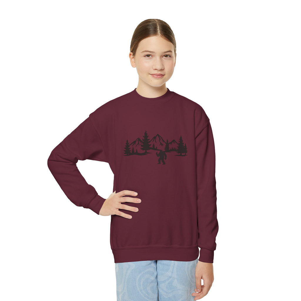 Thumbs Up Bigfoot Youth Sweatshirt