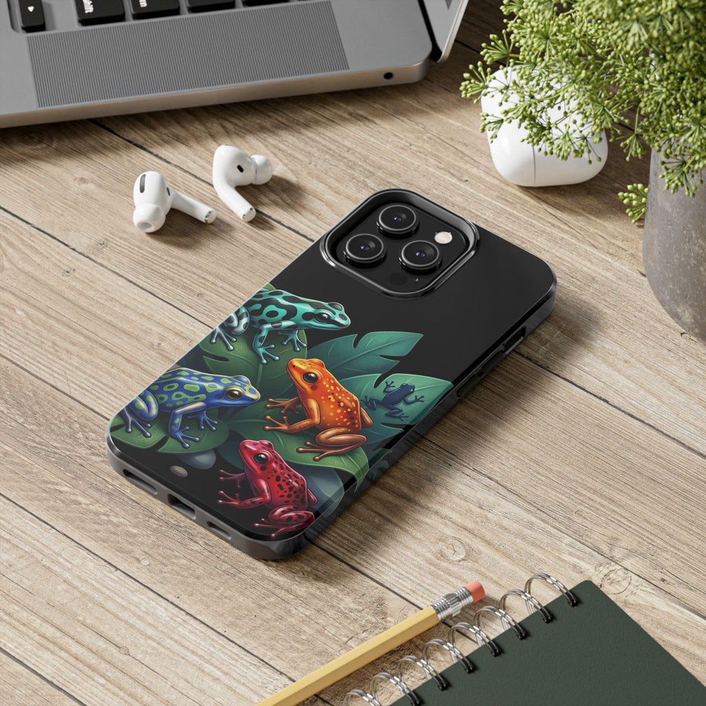 Phone Case | Colorful Dart Frog Design Tough Protective Case