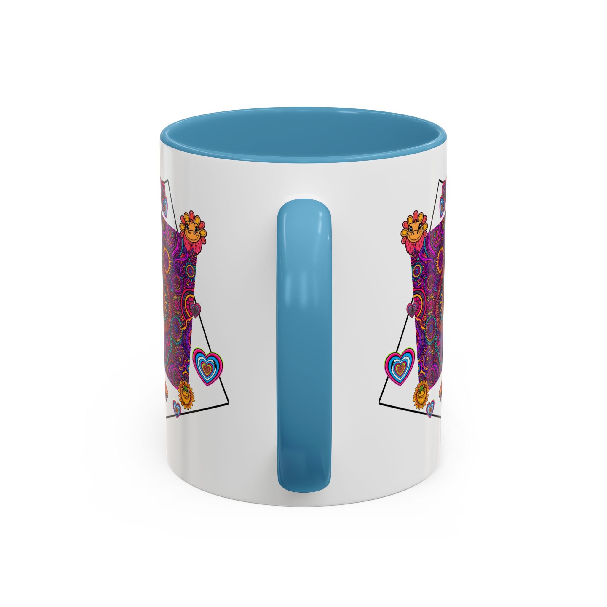 Coffee Mug | Psychedelic Lizards Accent Ceramic Mug