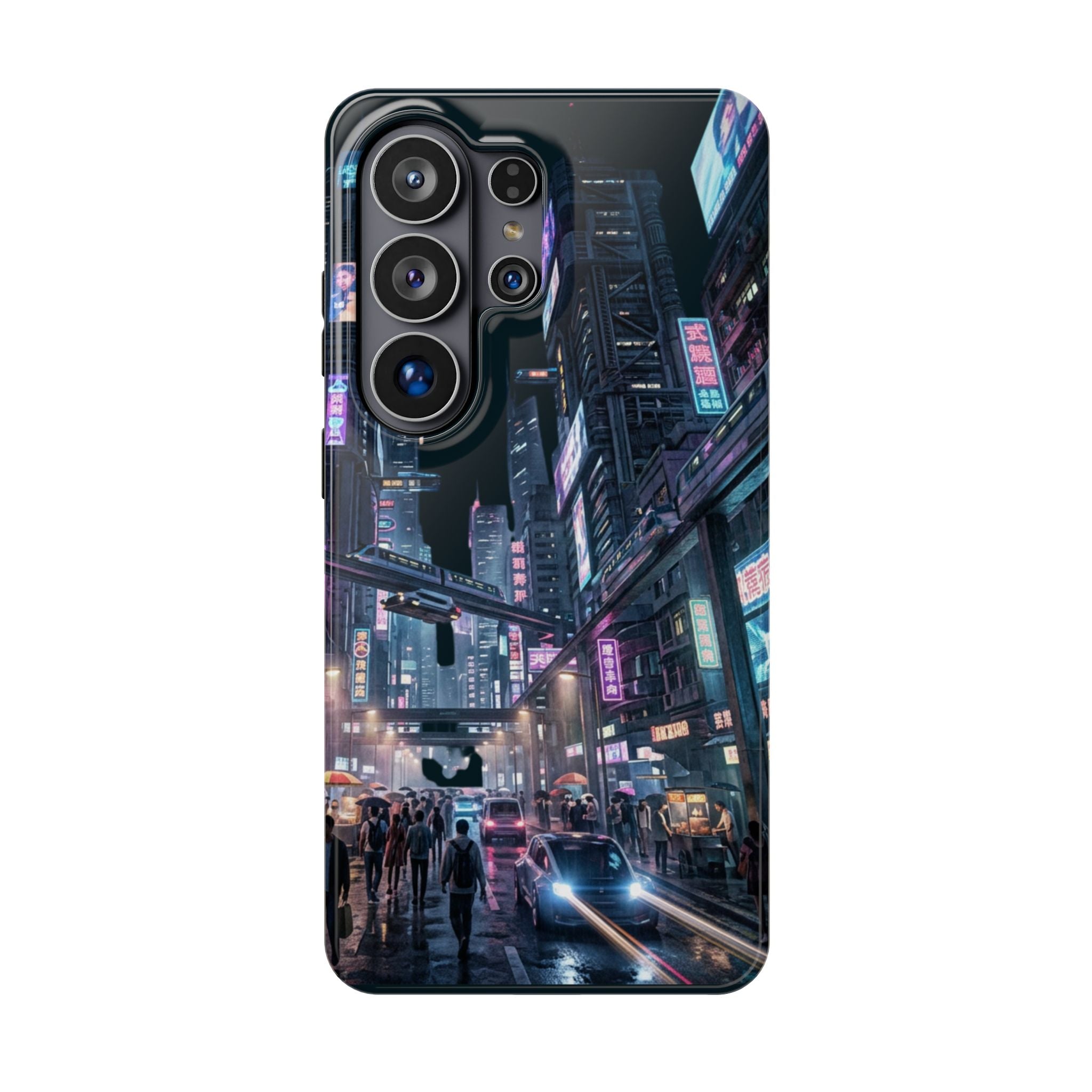 Phone Case | Cyberpunk City Magnetic Impact-Resistant Phone Cover