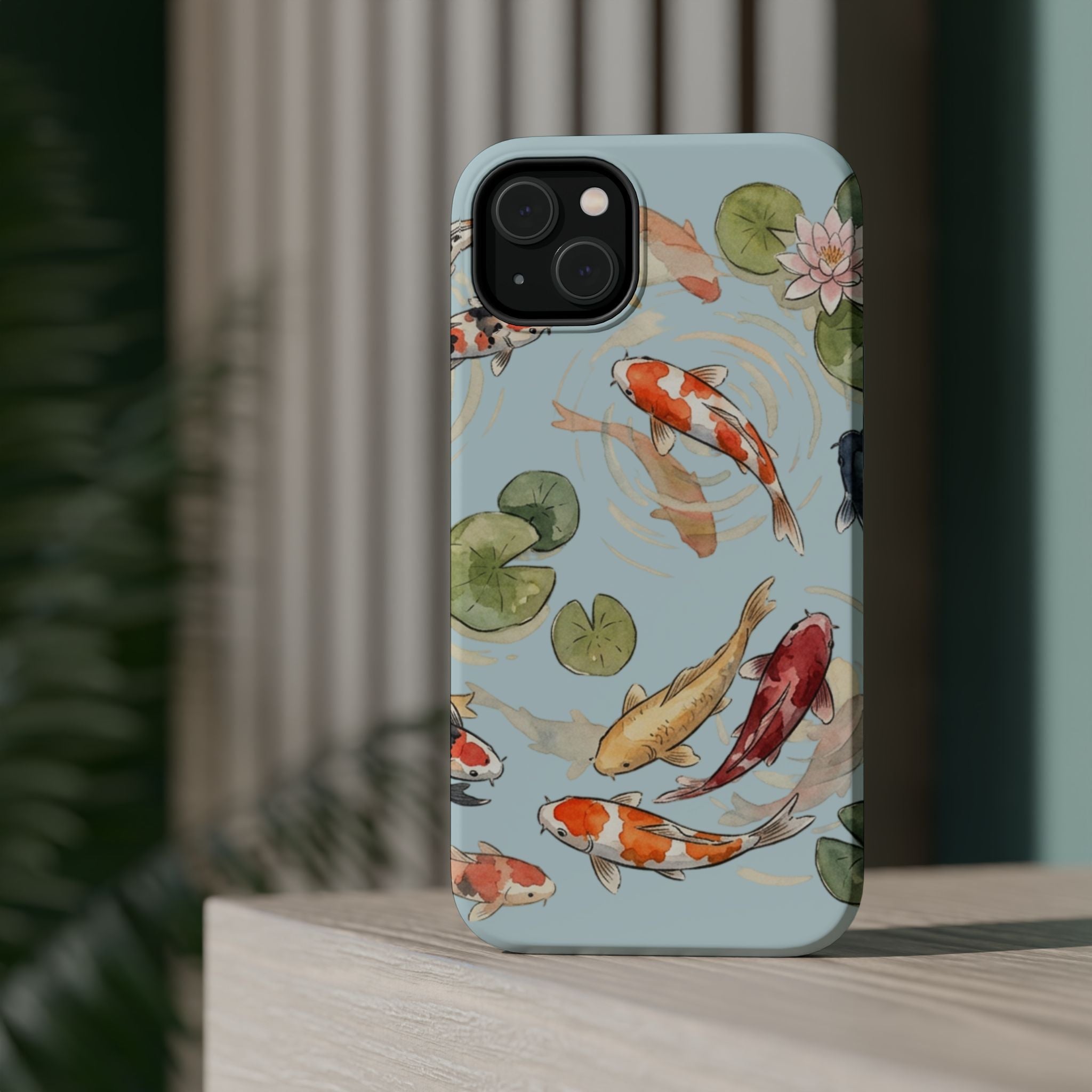 Phone Case | Koi Pond Magnetic Impact-Resistant Phone Cover